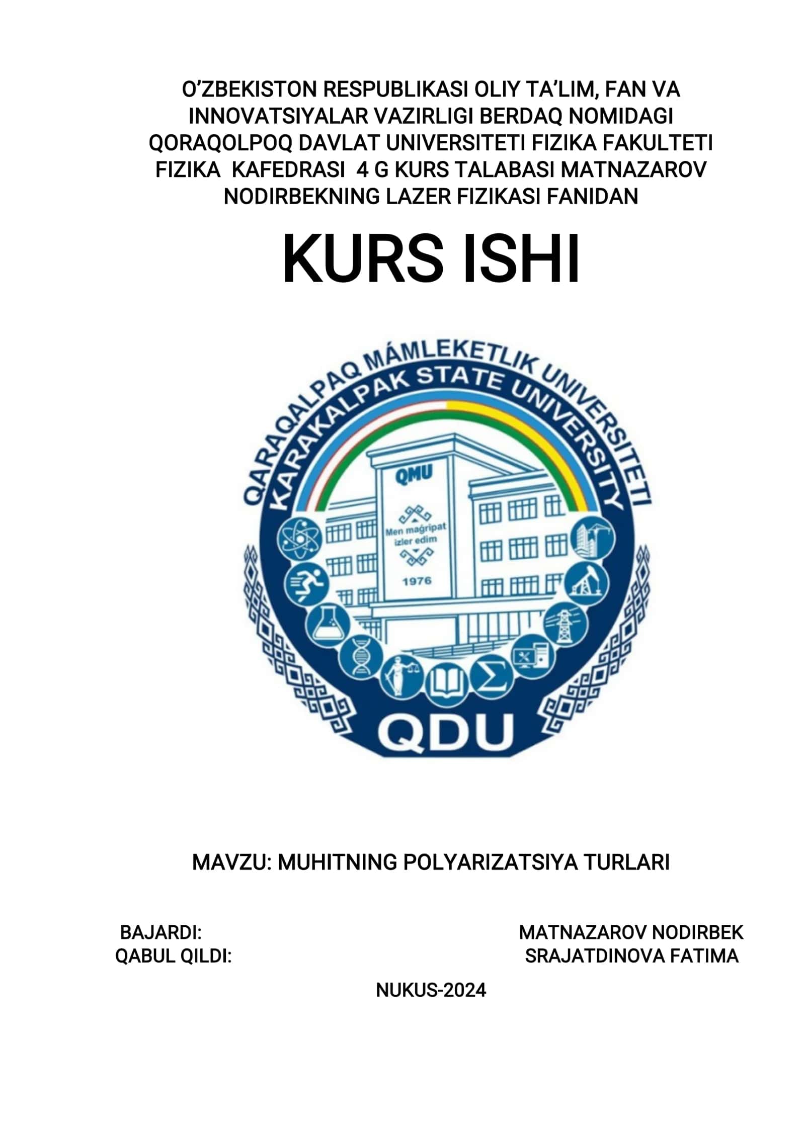 MUHITNING POLYARIZATSIYA TURLARI 1