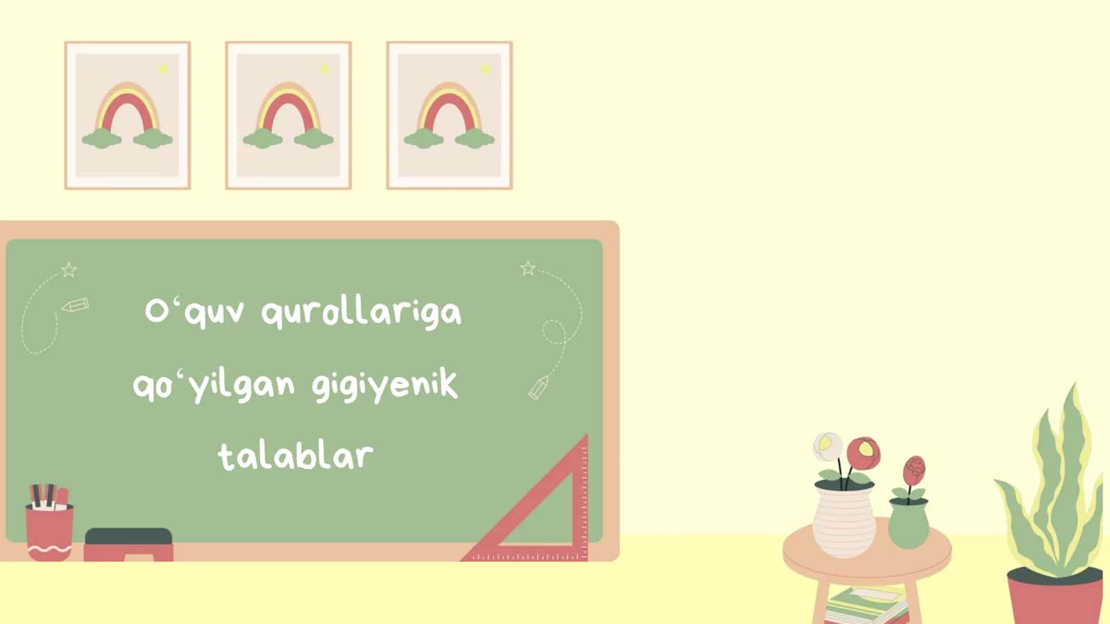 Oʻquv qurollariga qoʻyilgan gigiyenik talablar 1