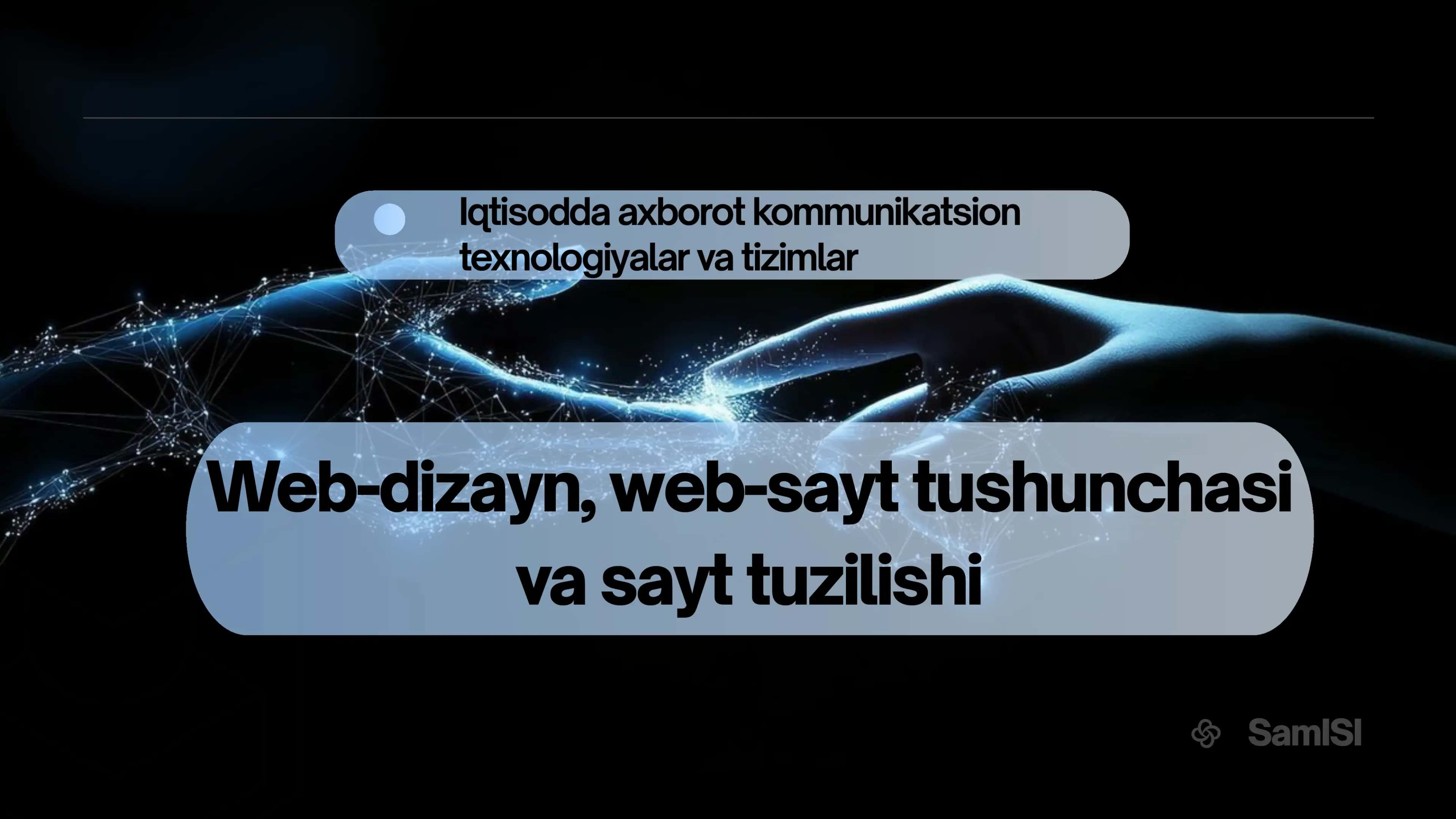 Web-dizayn, web-sayt tushunchasi va sayt tuzilishi 1