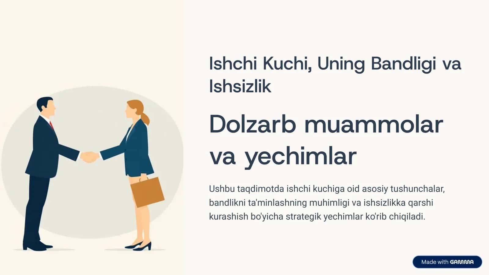 Ishchi kuchi va uning bandligi 1