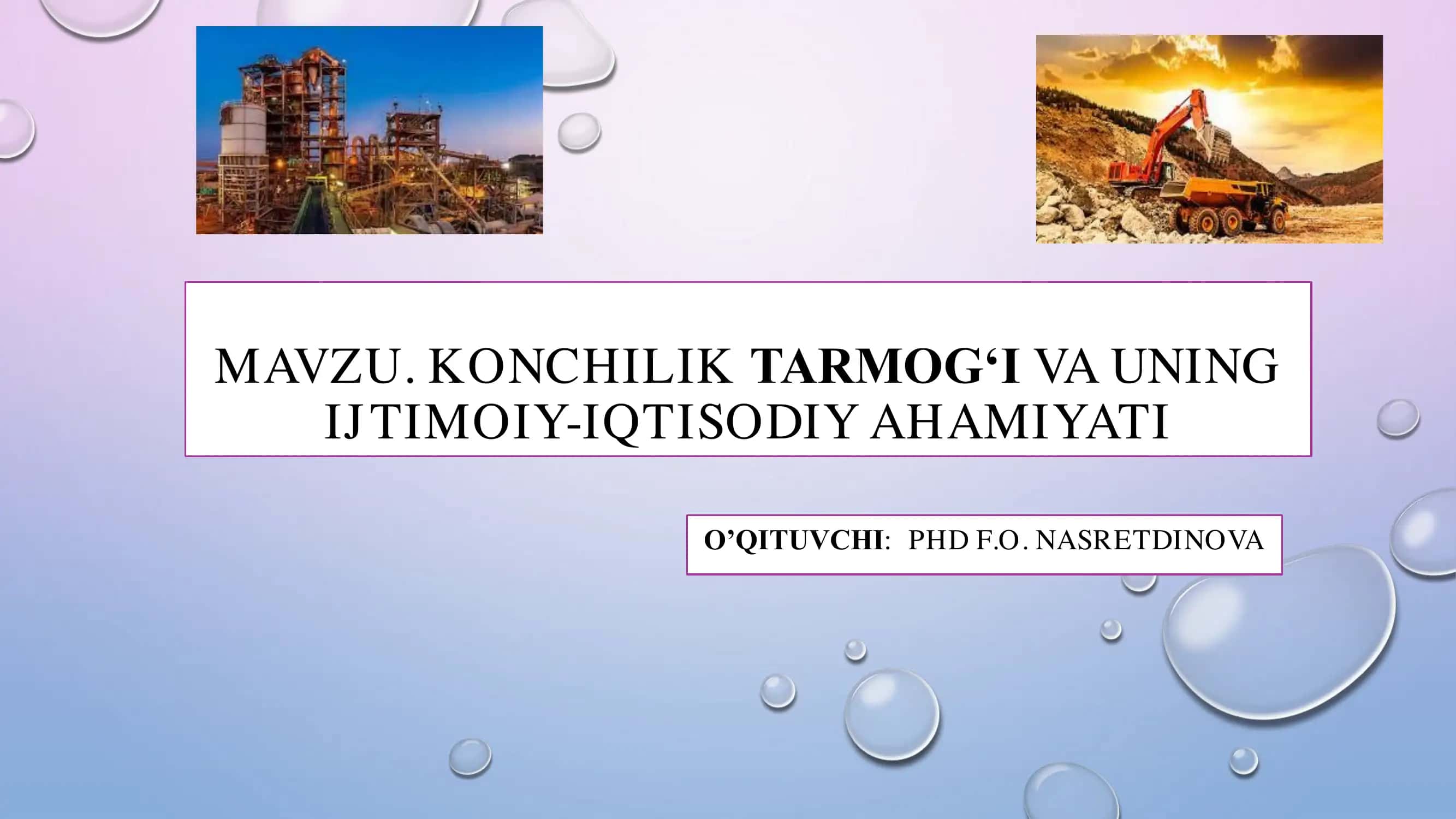 Konchilik Tarmogi va Uning Ijtimoiy-Iqtisodiy Ahamiyati 1