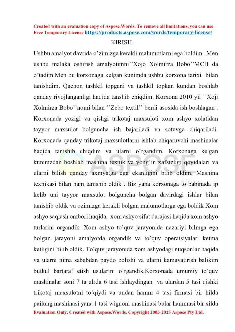 To'qimachilik sanoatidagi trikotaj mahsulotlar ishlab chiqaruvchi mashinalar (PaiLung va Taifan) 1