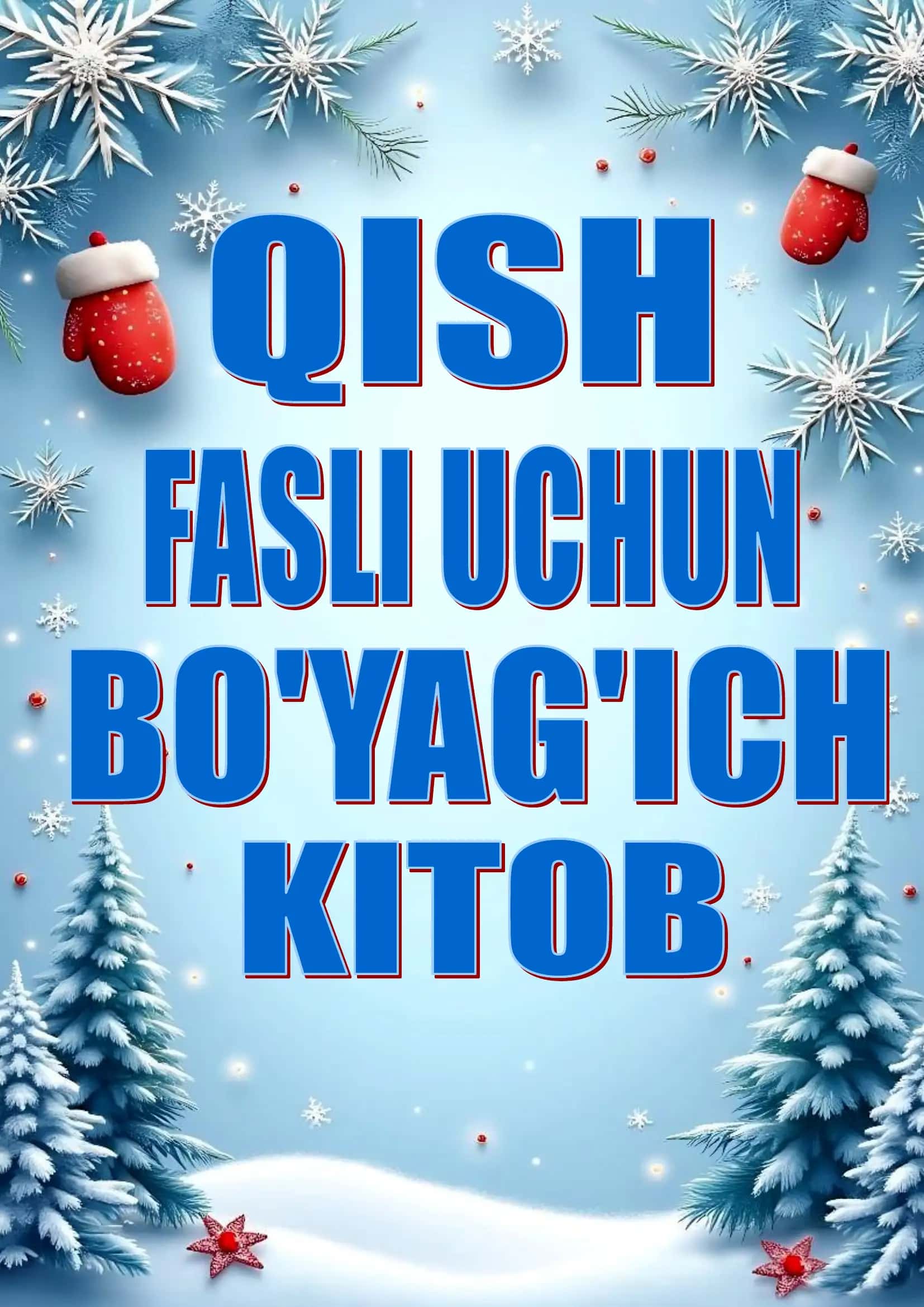 QISH FASLI UCHUN BO'YAG'ICH KITOB RASKRASKA 1