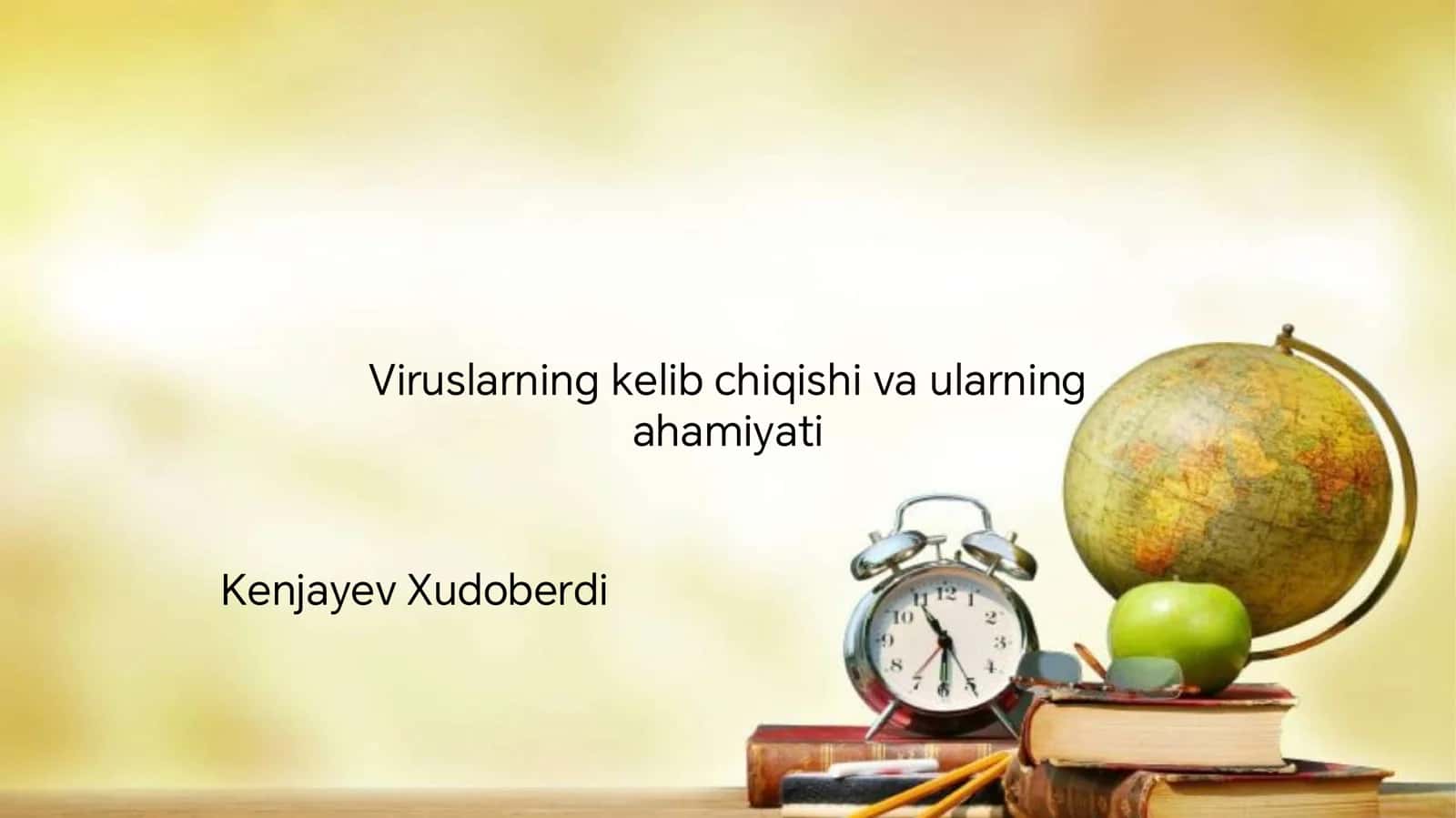 viruslarning kelib chiqishi va ularning ahamiyati 1