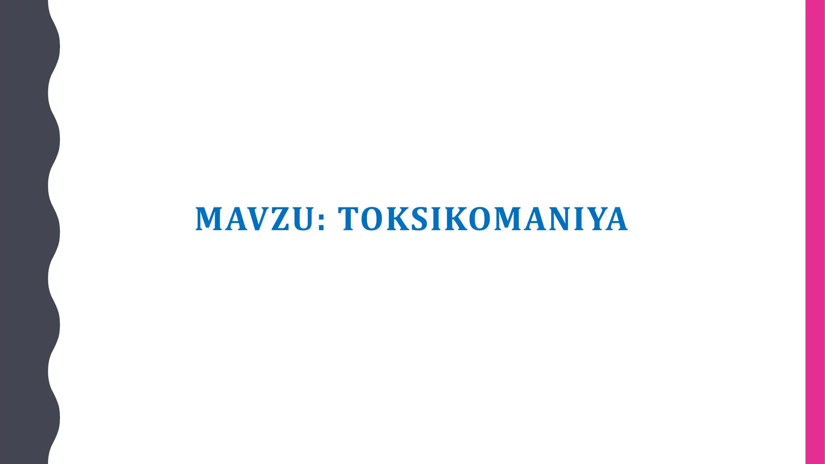Toksikomaniya 1