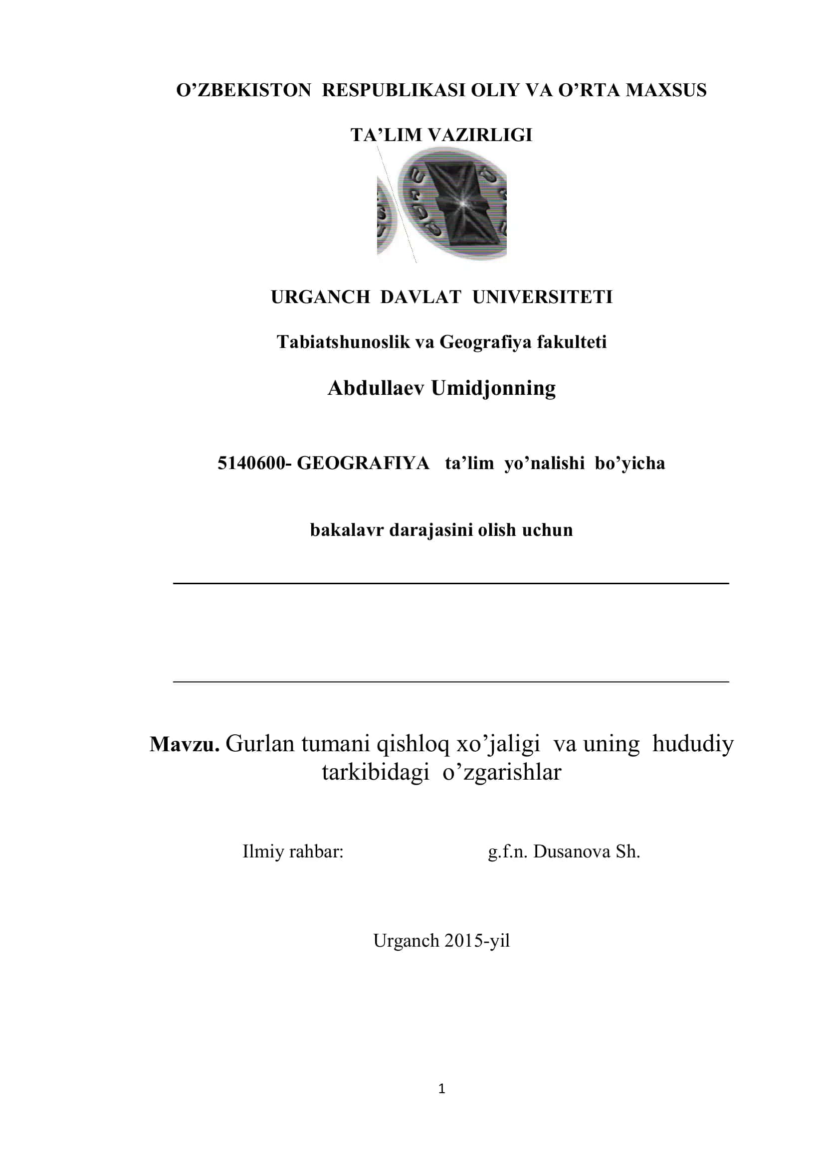 5140600- GEOGRAFIYA ta’lim yo’nalishi bo’yicha 1