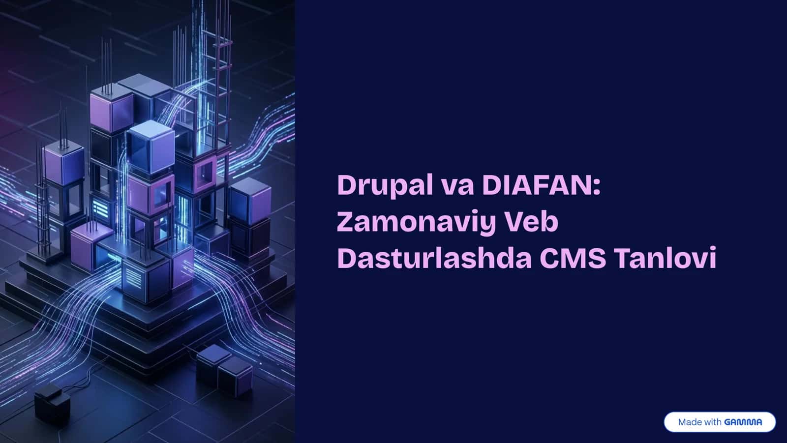Drupal va DIAFAN Zamonaviy_Veb_Dasturlashda_CMS_Tanlovi 1
