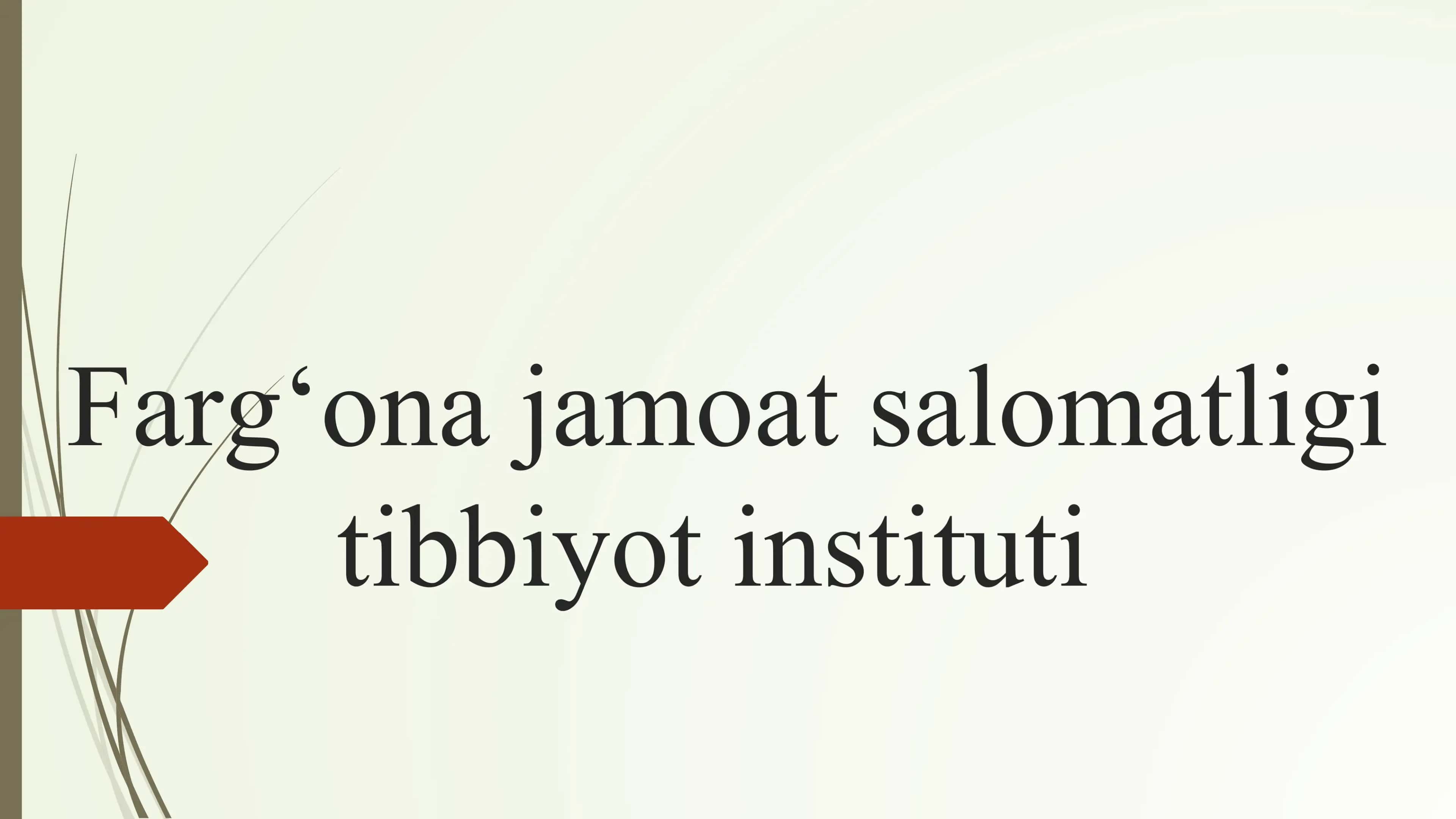 Mexanik TO‘LQINLARNING INSON ORGANIZMIGA TA'SIRI 1