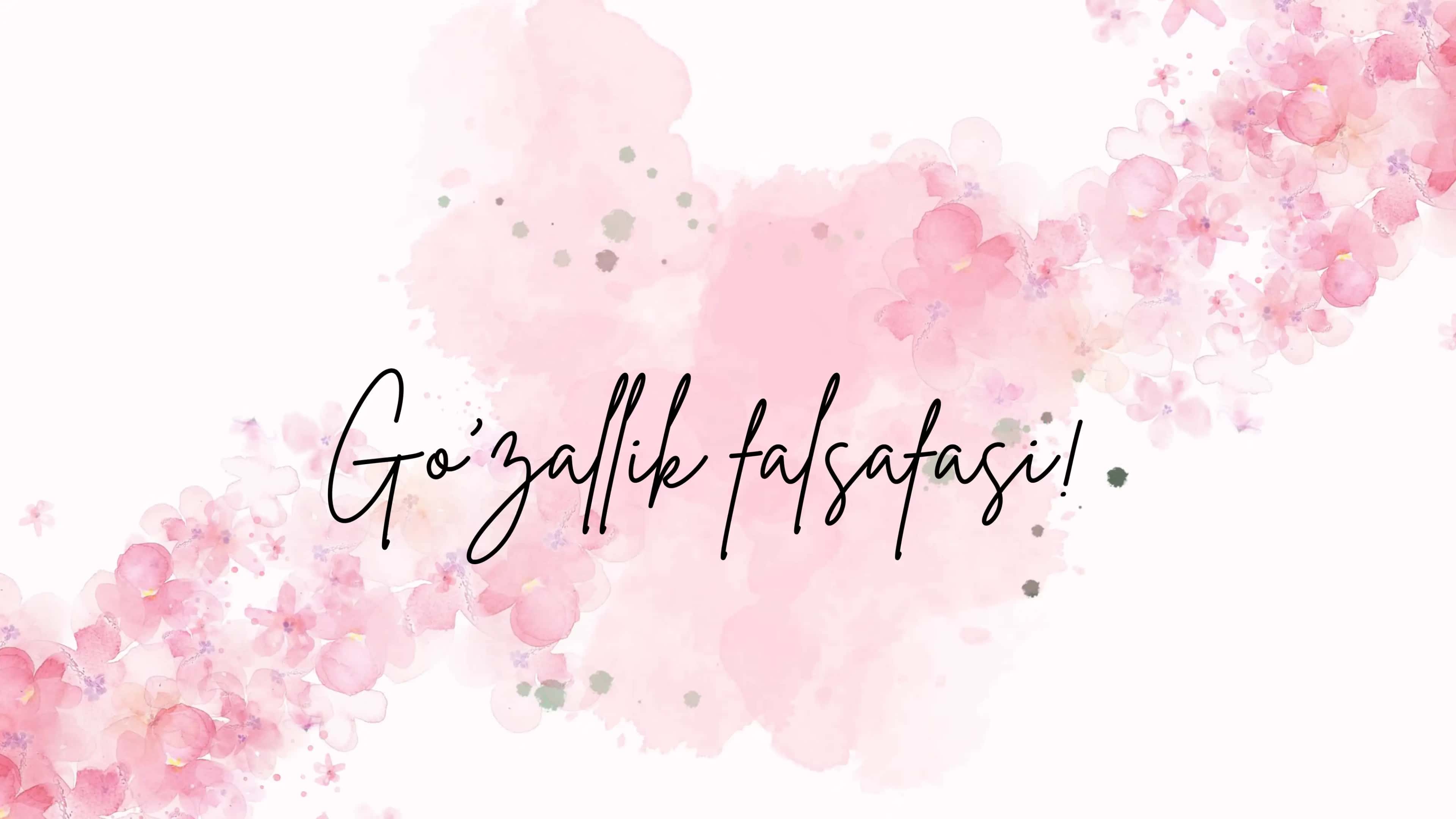 Go‘zallik falsafasi 1