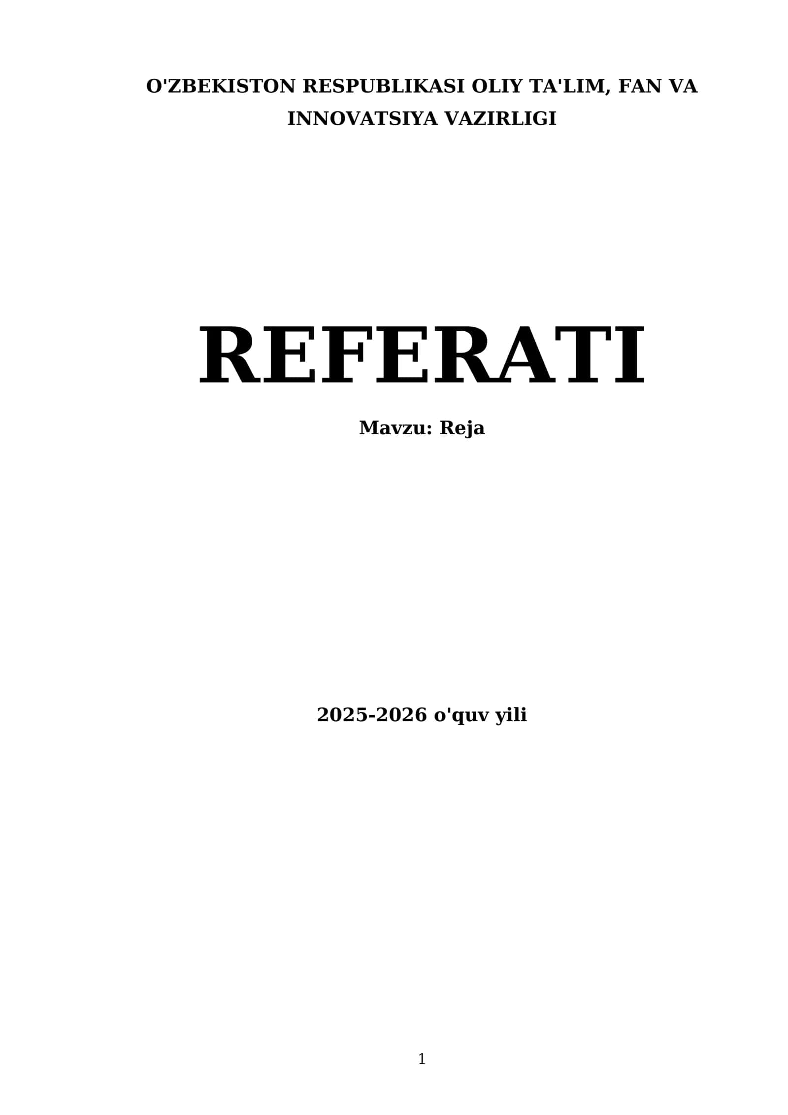 Reja 1