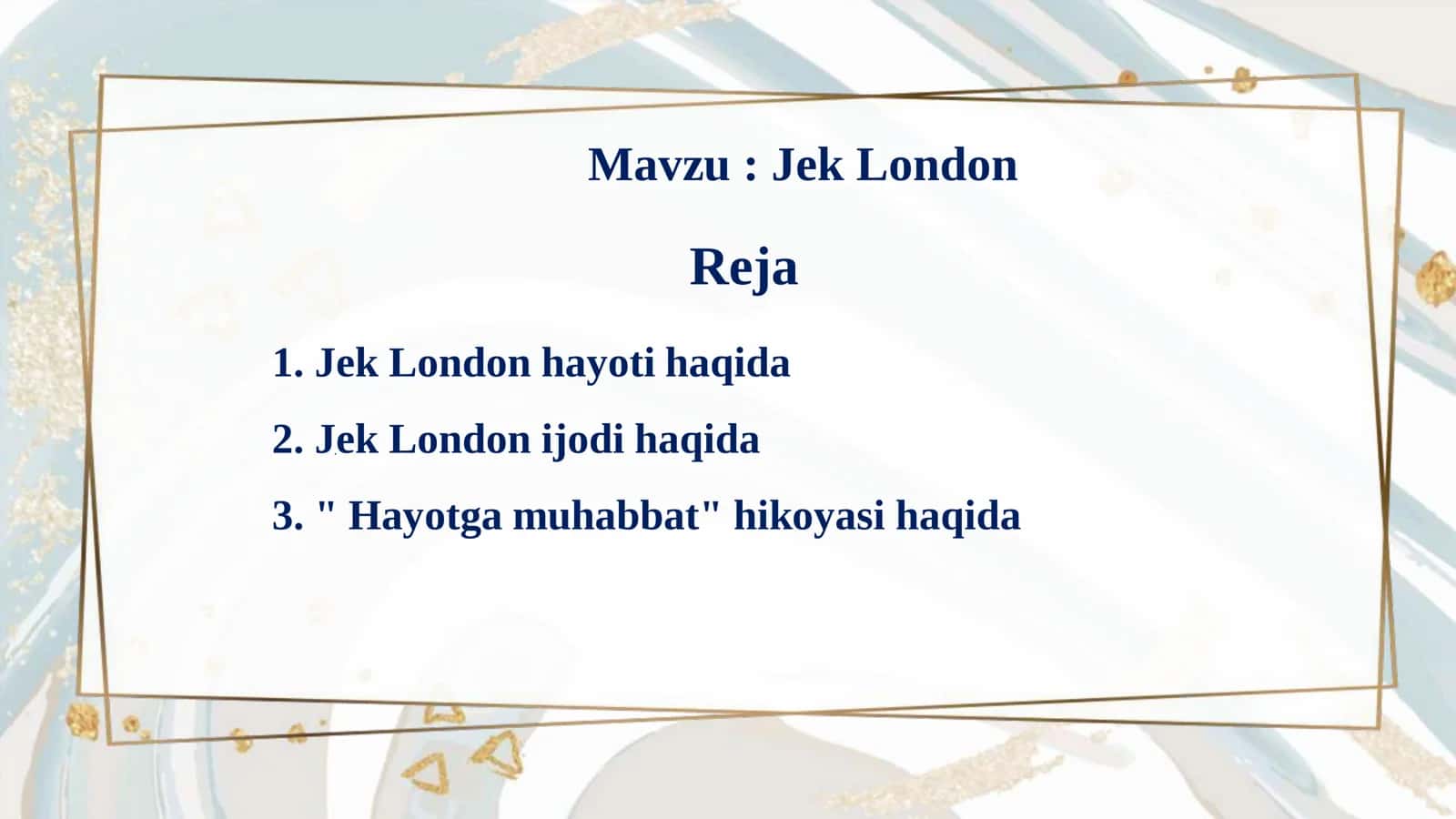 Jek London 1