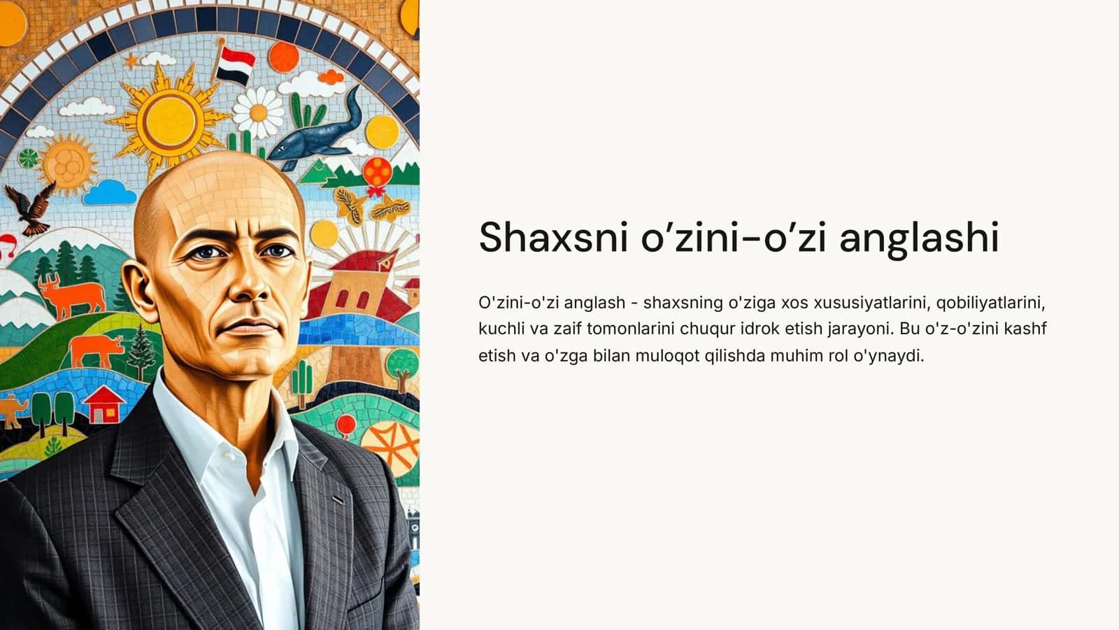 Shaxsni o’zini-o’zi anglashi 1