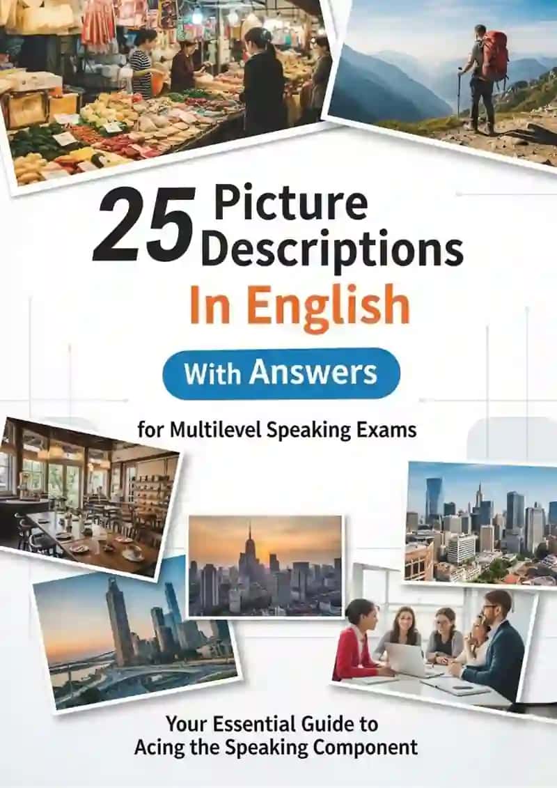 25 Picture Description In English with Answer