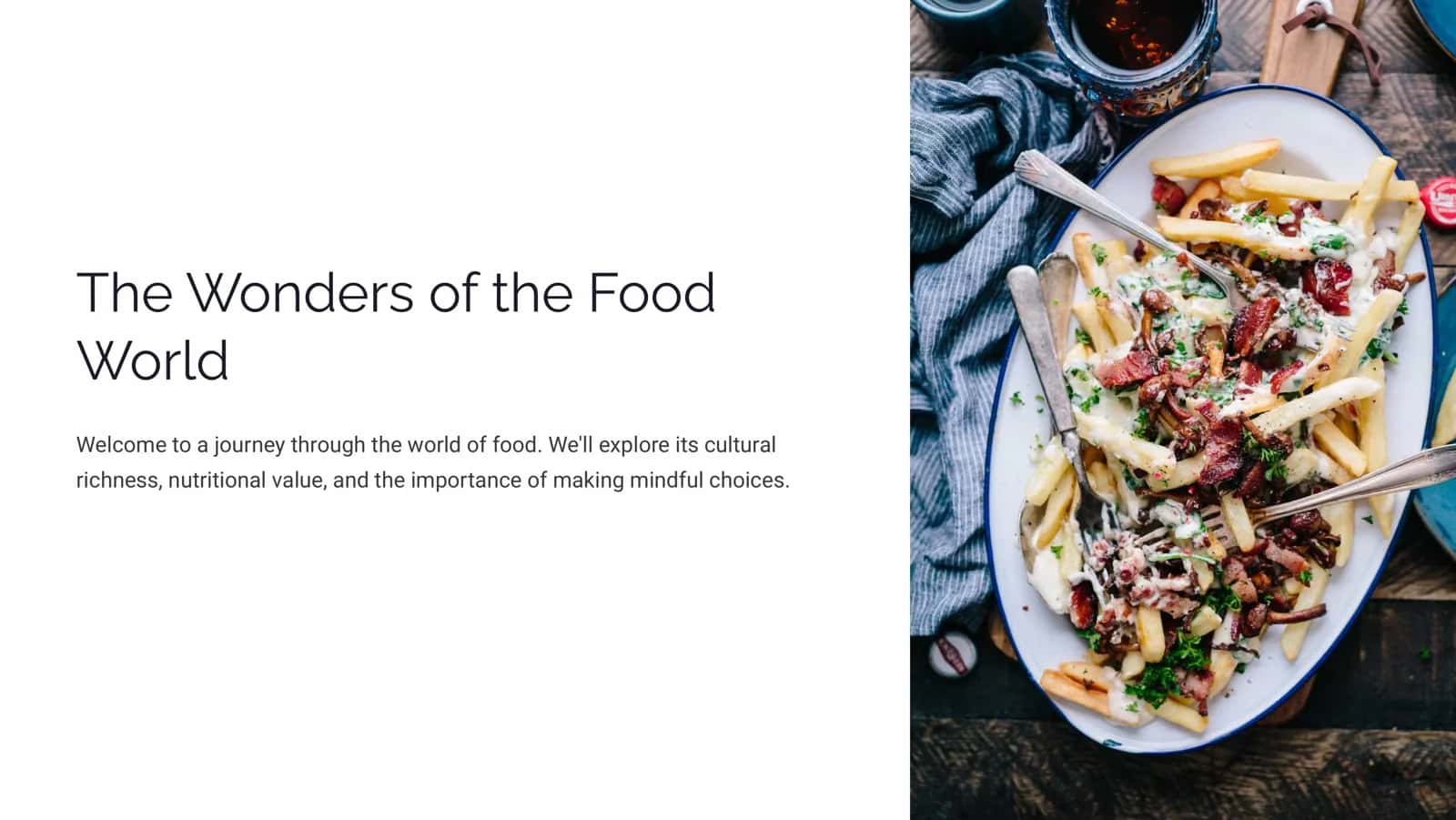The Wonders of the Food World 1