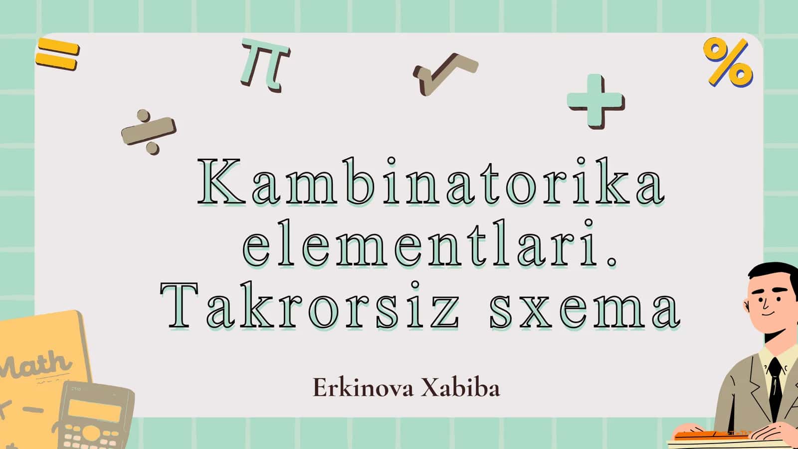 kombinatorika elementlari 1