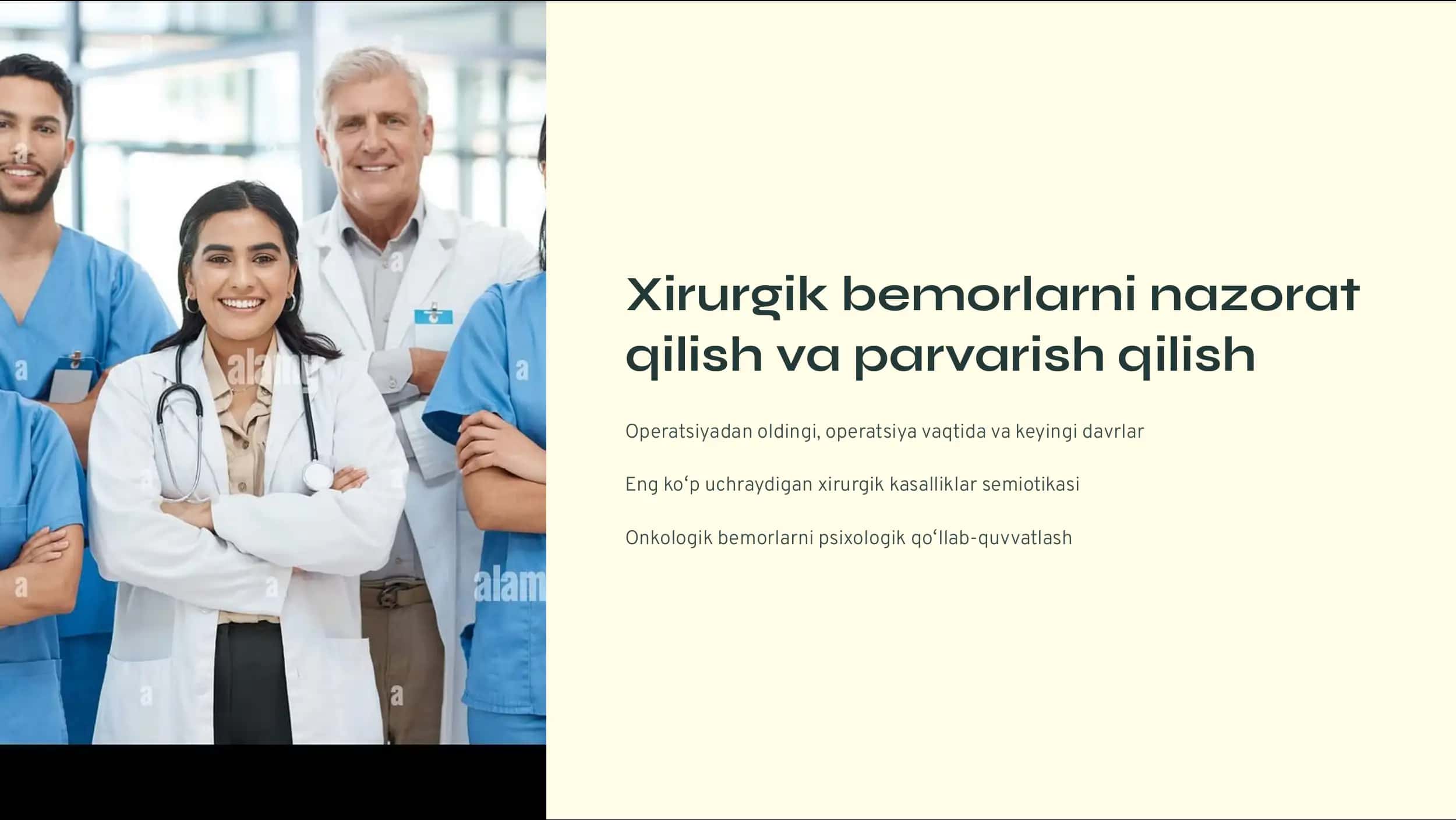 Xirurgik bemorlarni nazorat qilish va parvarish qilish 1