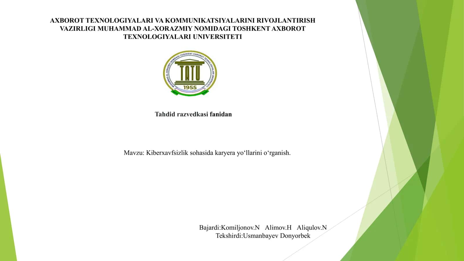 Kiberxavfsizlik sohasida karyera yo‘llarini o‘rganish 1