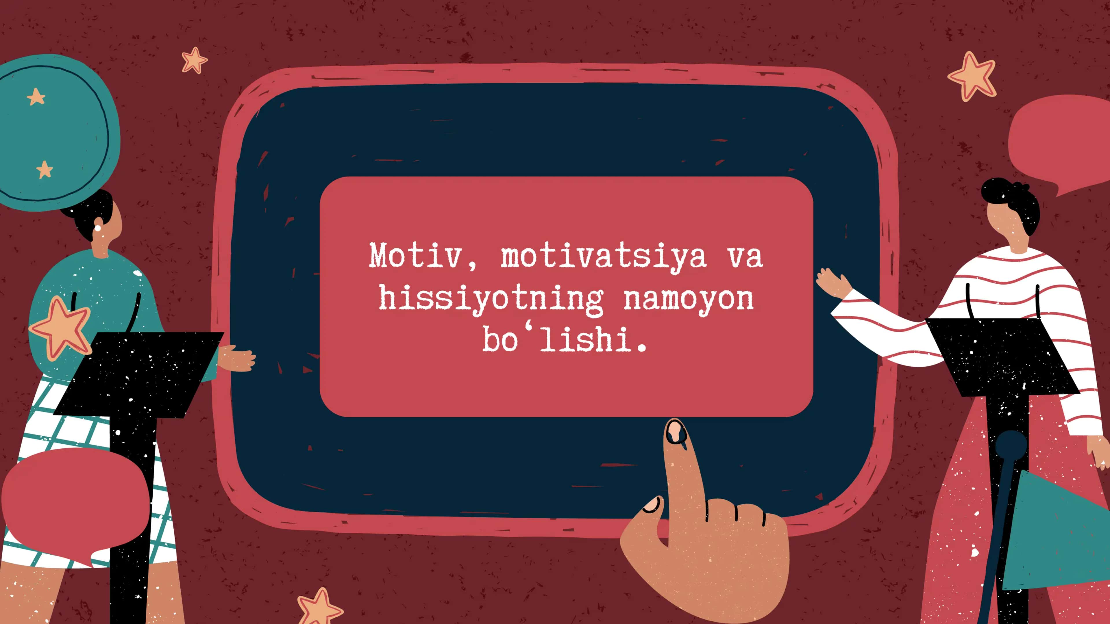 Motiv, motivatsiya va hissiyotning namoyon boʻlishi 1