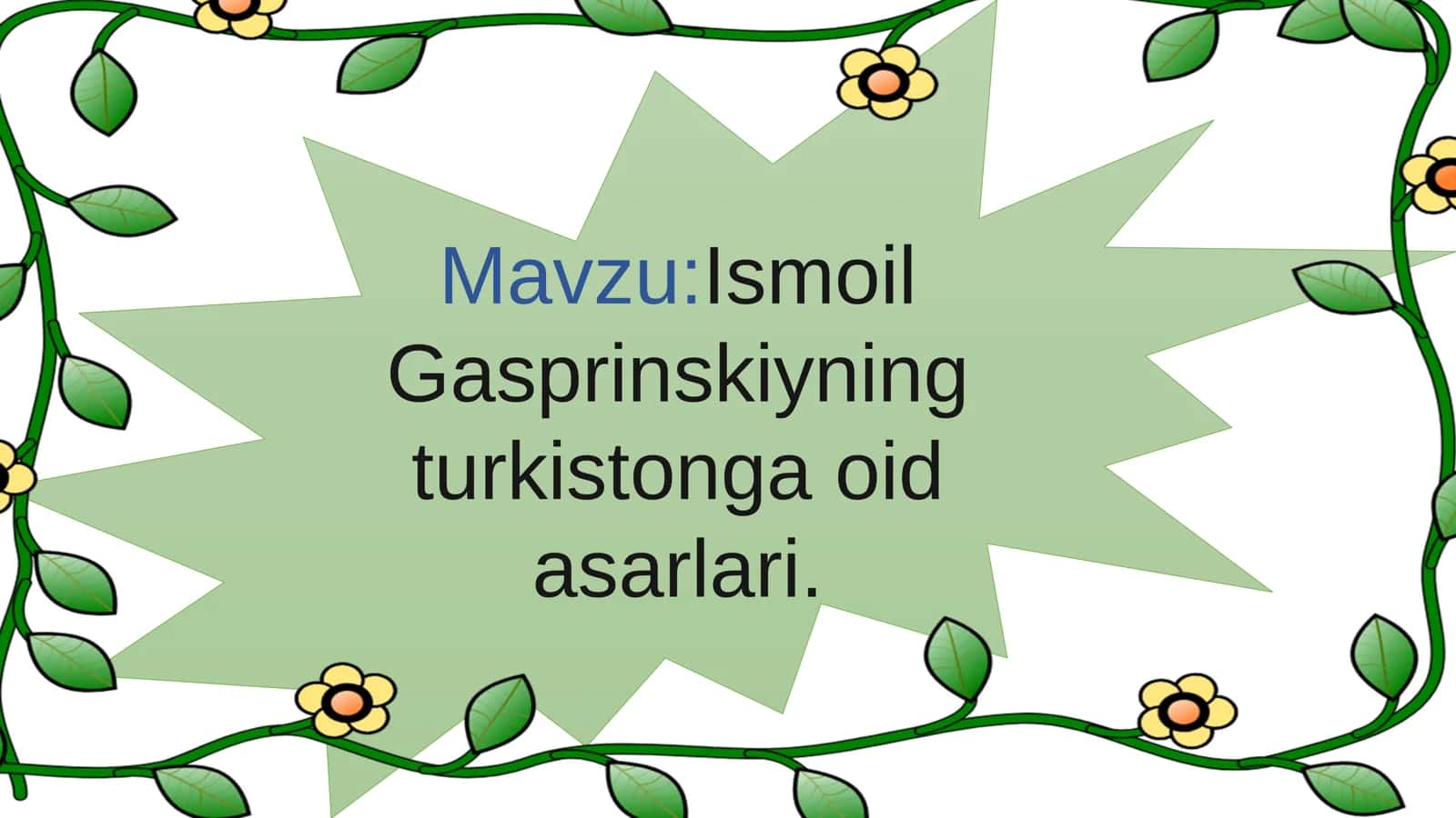 Ismoil Gasprinskiyning turkistonga oid asarlari 1