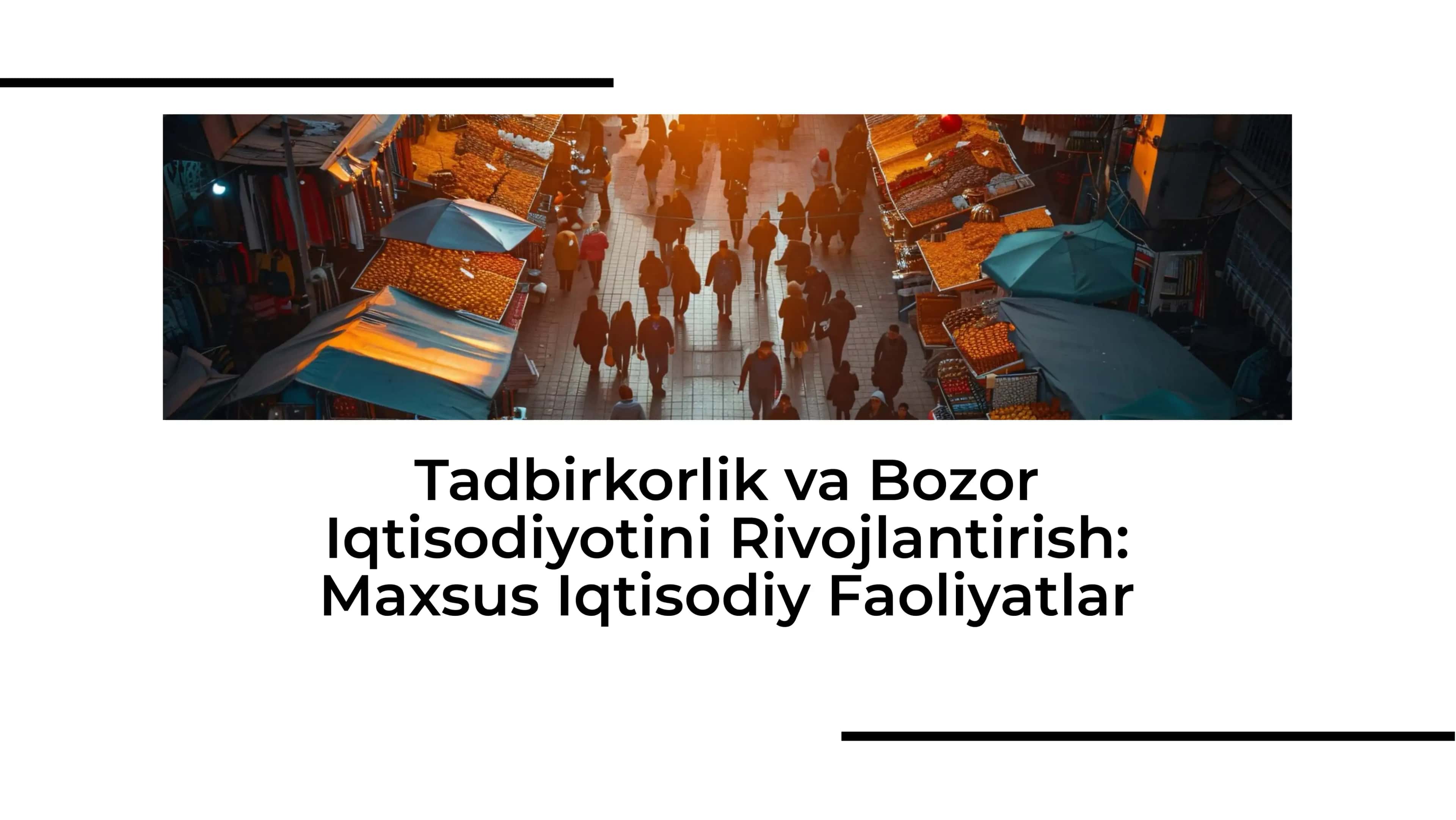 Maxsus Iqtisodiy Faoliyatlar 1