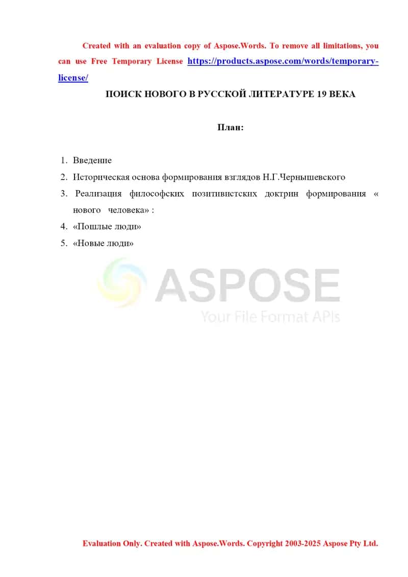 ПОИСК НОВОГО В РУССКОЙ ЛИТЕРАТУРЕ 19 ВЕКА 1