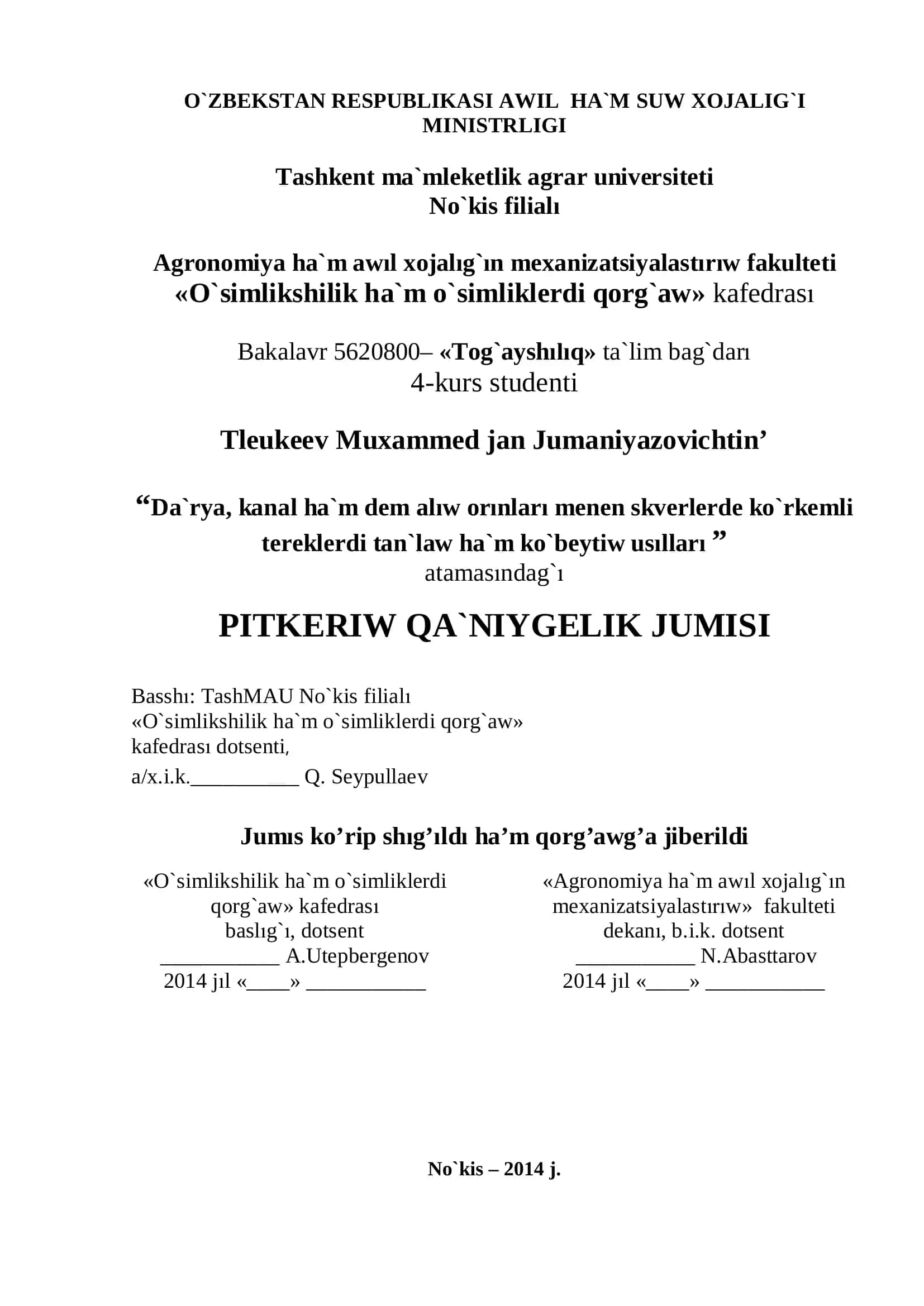 Tog`ayshılıq ta`limi 1