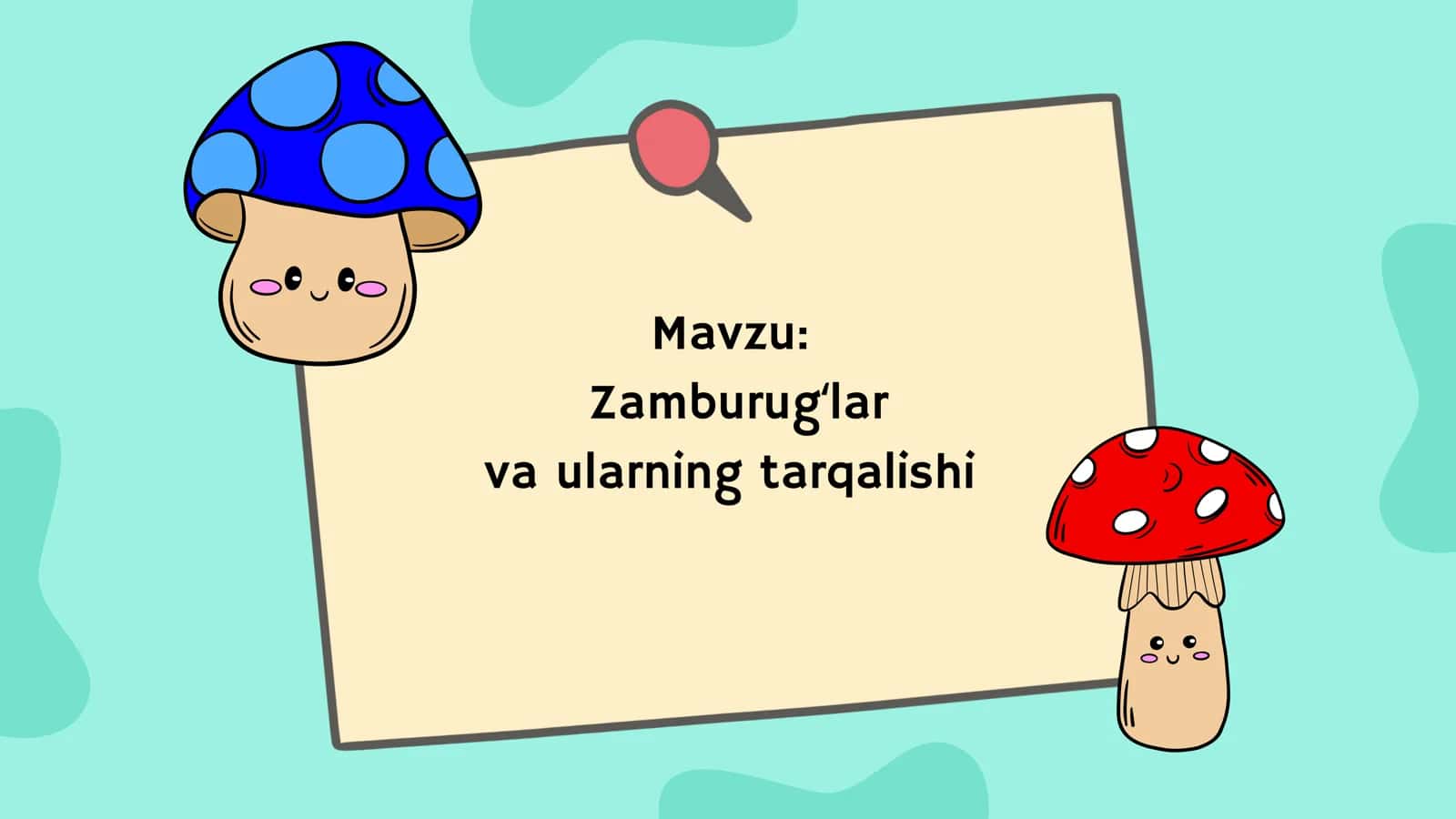 Zamburugʻlar va ularning tarqalishi 1
