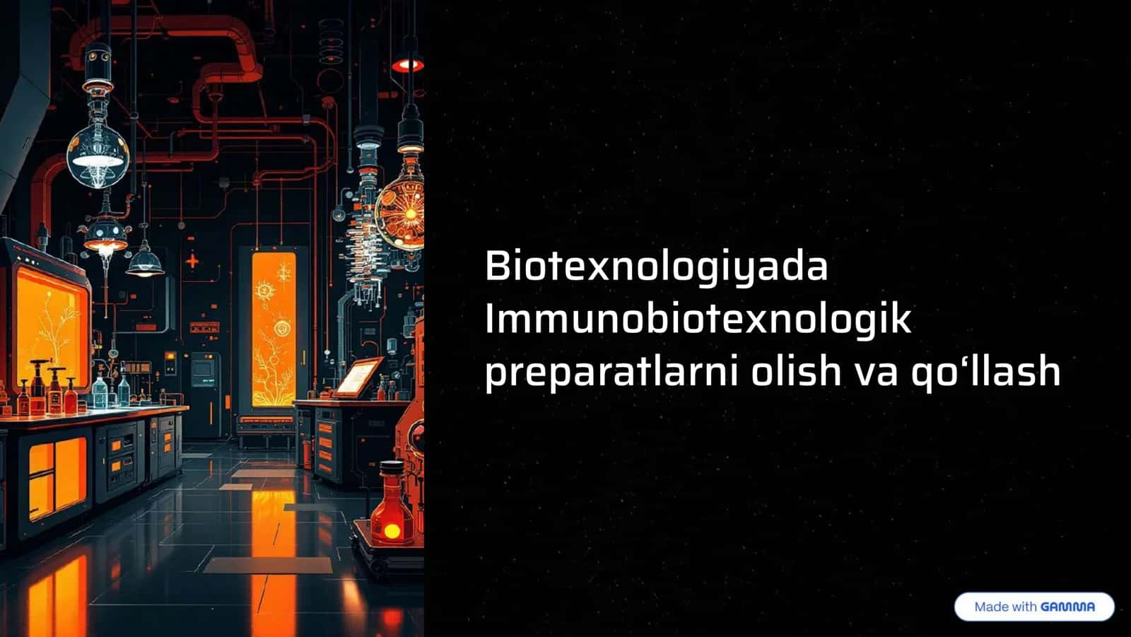 Immunobiotexnologik preparatlarni olish va qo8llash 1