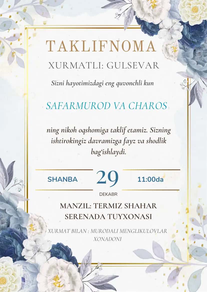TAKLIFNOMA 1