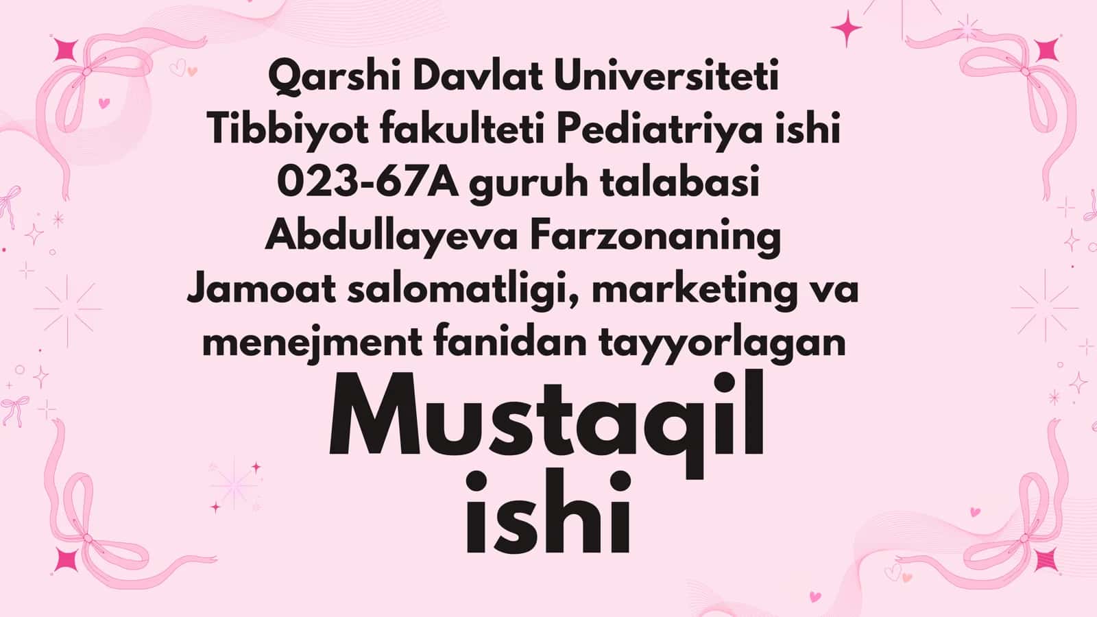 Statistik tadqiqotlarni tashkil etish 1