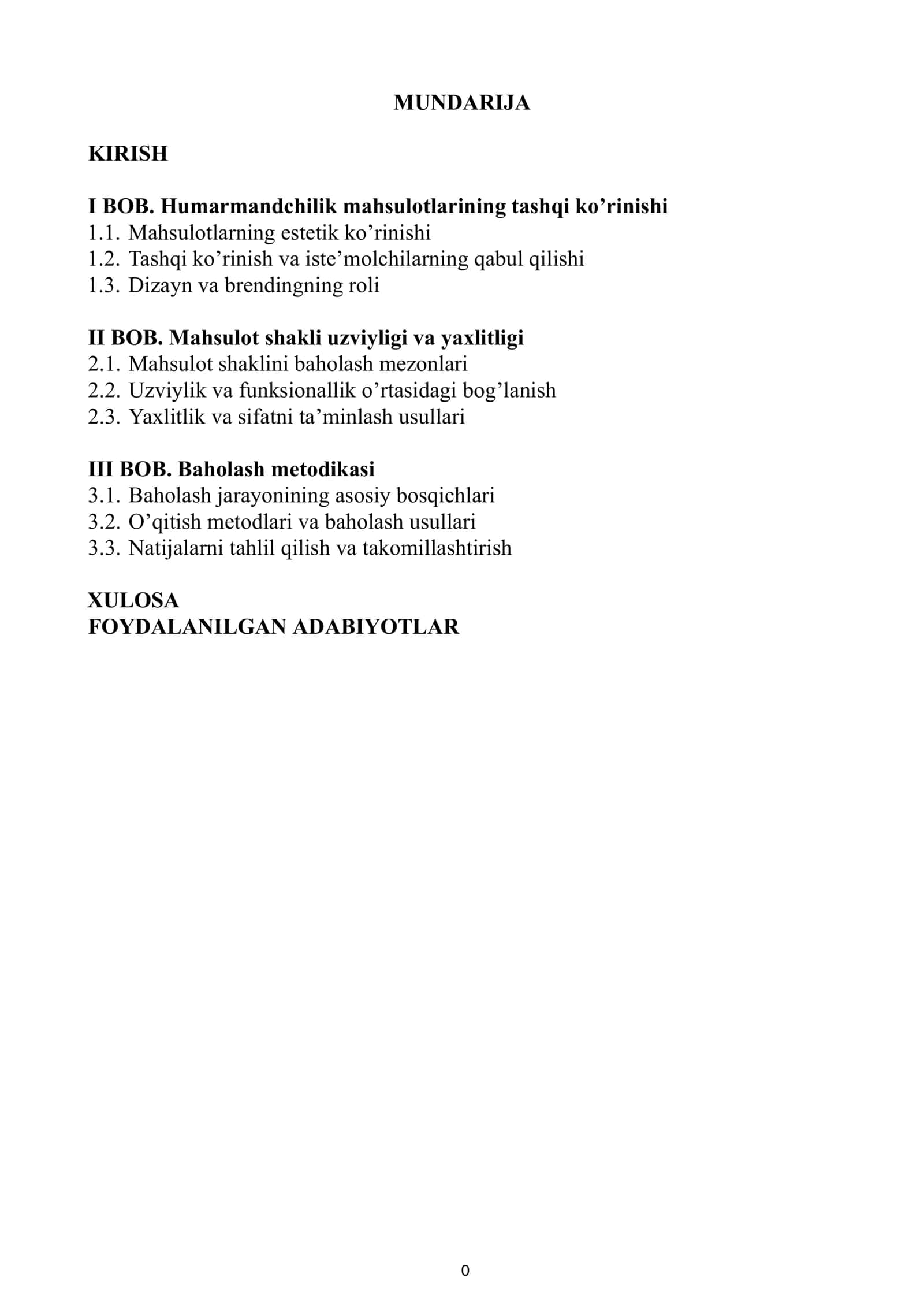Baholash metodikasi 1