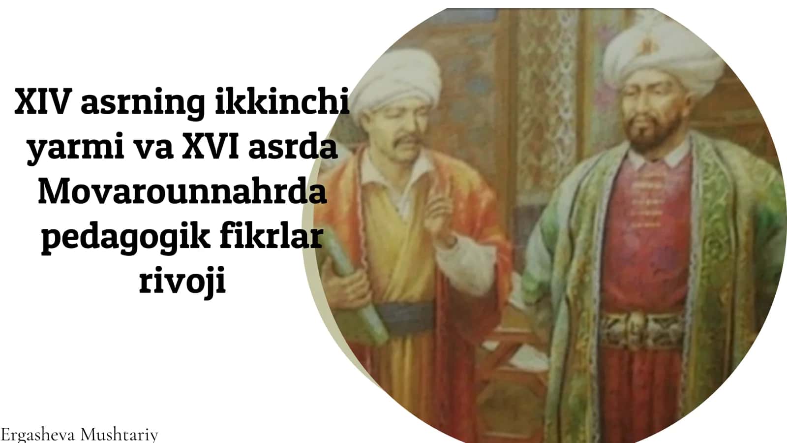 Pedagogik fikrlar rivoji 1
