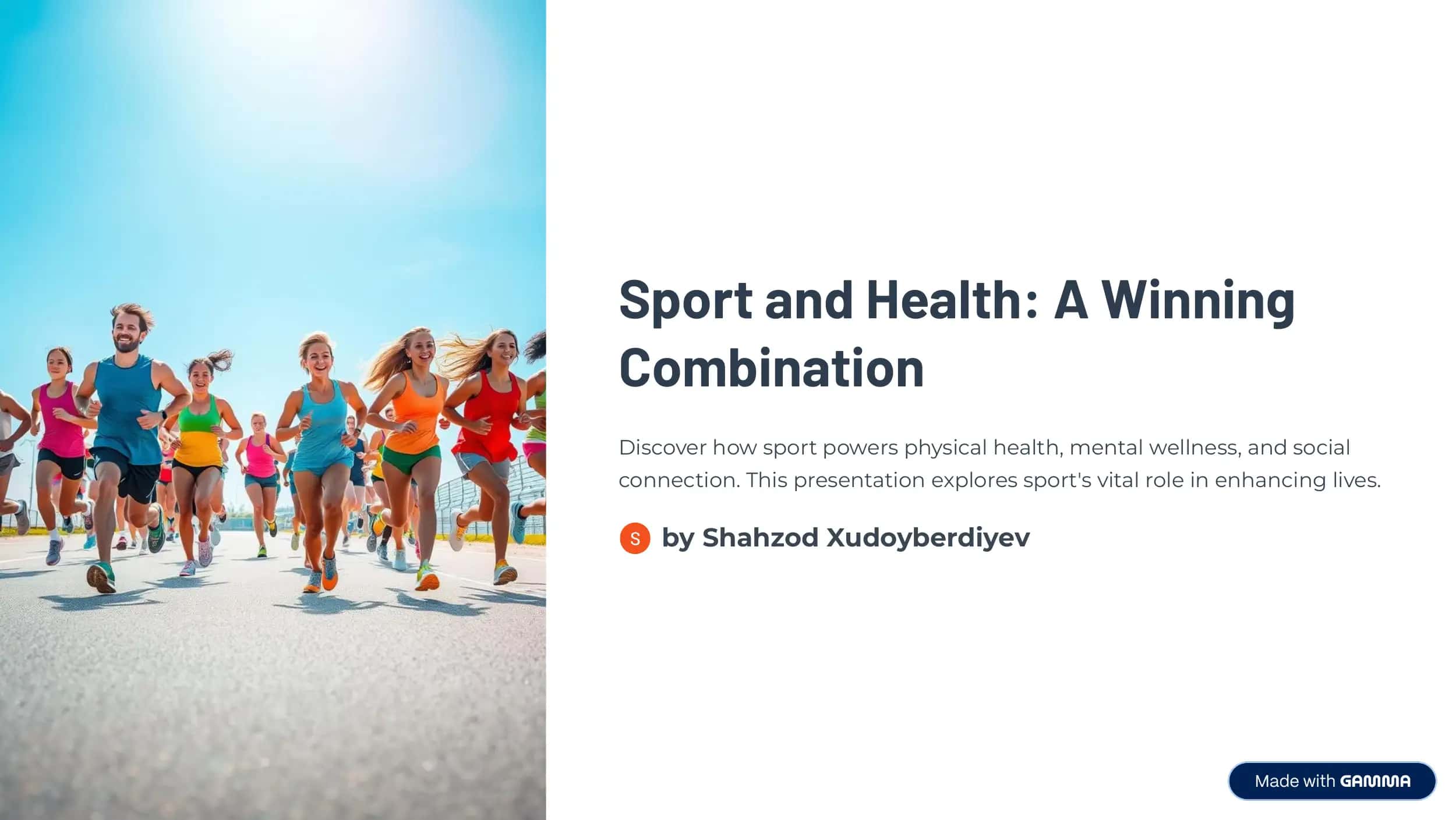 Sport and Health 1