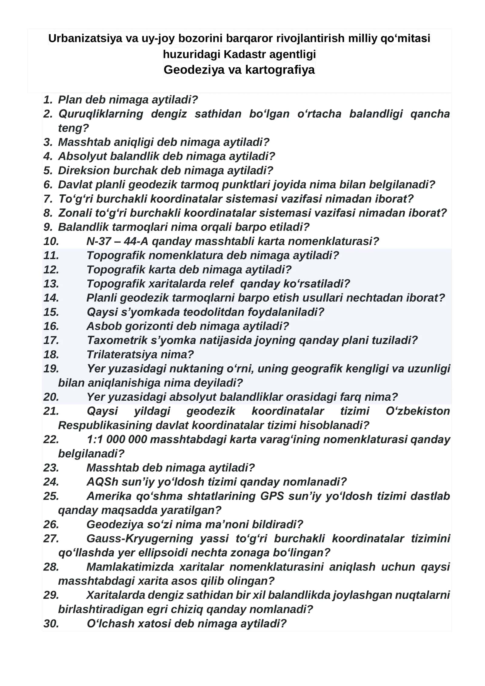 Geodeziya va kartografiya 1