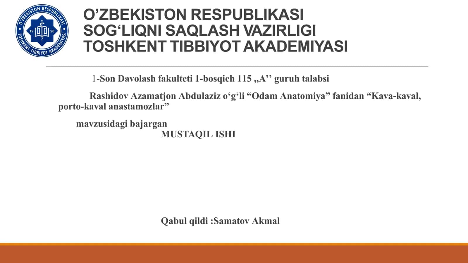 Kava-kaval, porto-kaval anastamozlar 1