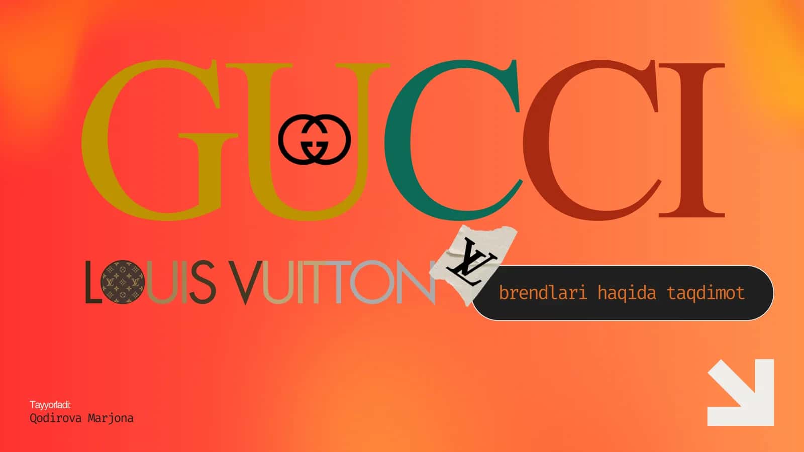 GUCCI va LOUIS VUITTON 1