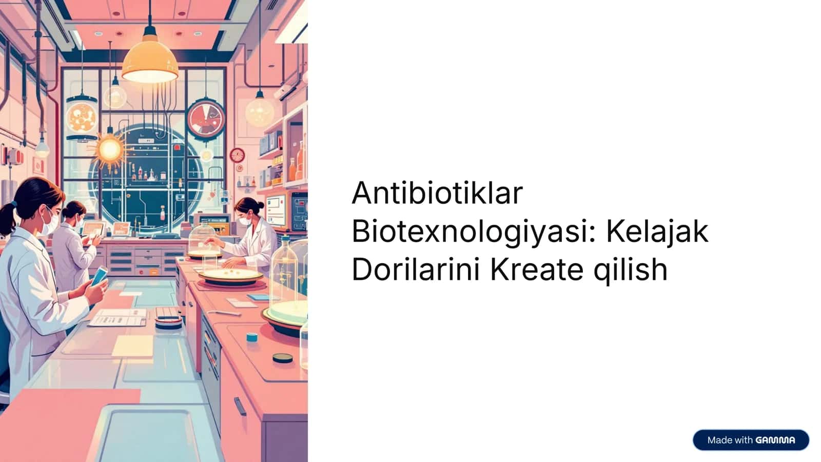Antibiotiklar Biotexnologiyasi: Kelajak Dorilarini Kreate qilish 1