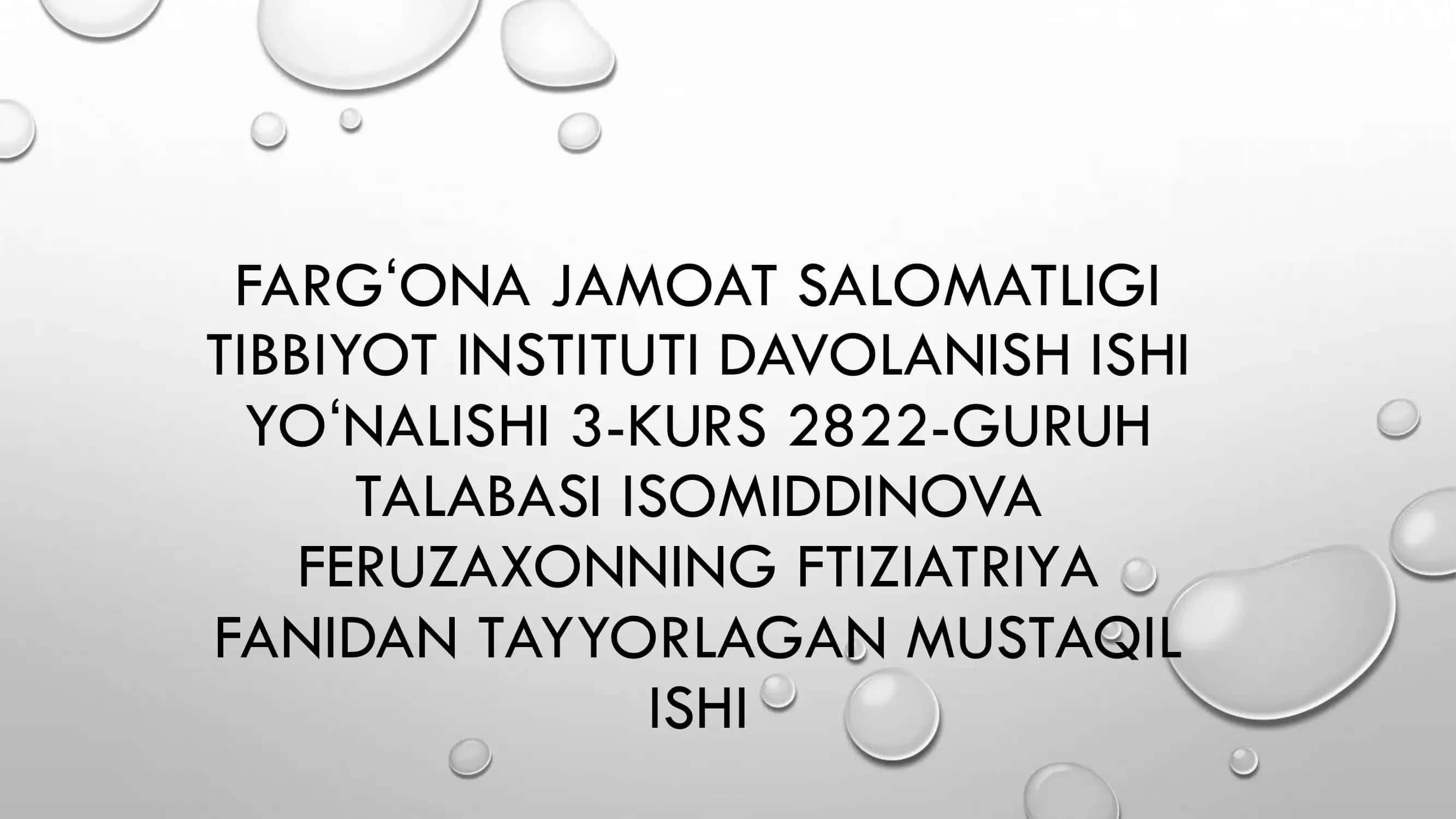 BIRLAMCHI TUBERKULYOZ KLINIK SHAKLLARNI QIYOSIY TASHHISLASHNING ASOSIY USULLARI 1