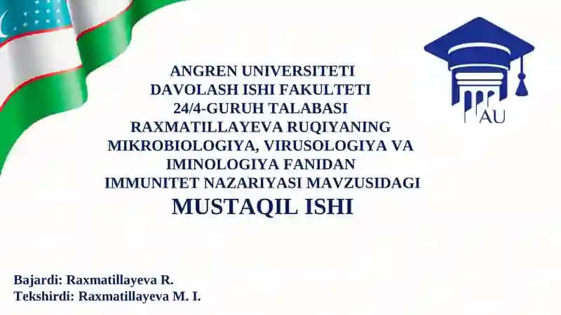 Immunitet Nazariyasi