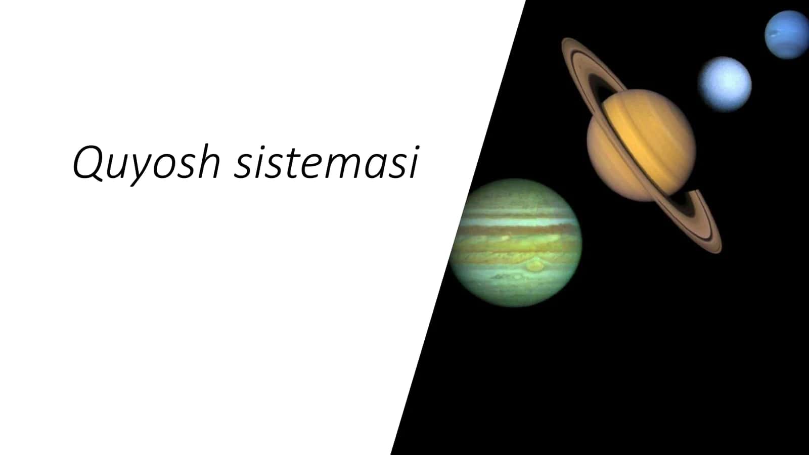 Quyosh sistemasi 1