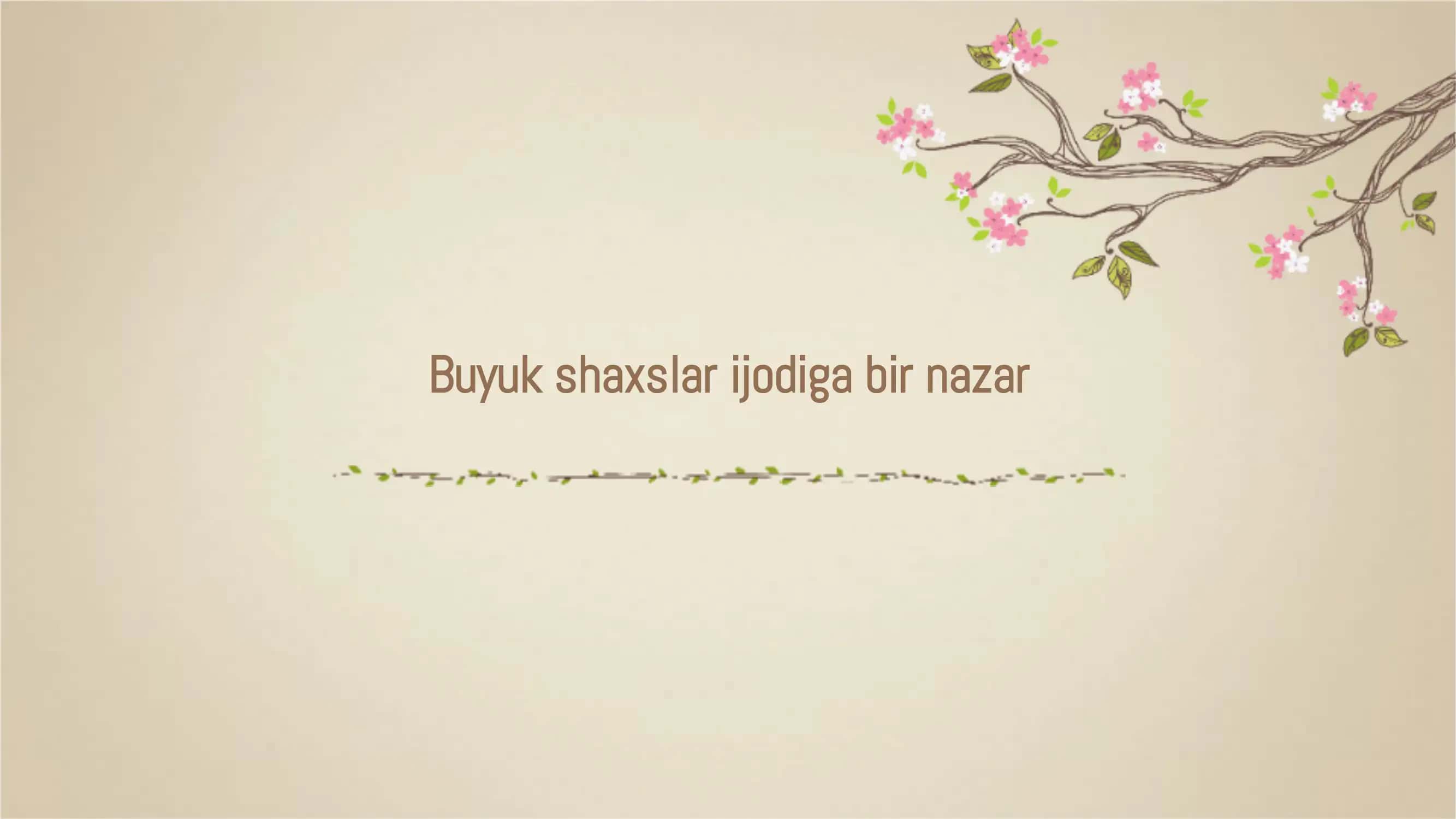 Alisher Navoiy 1
