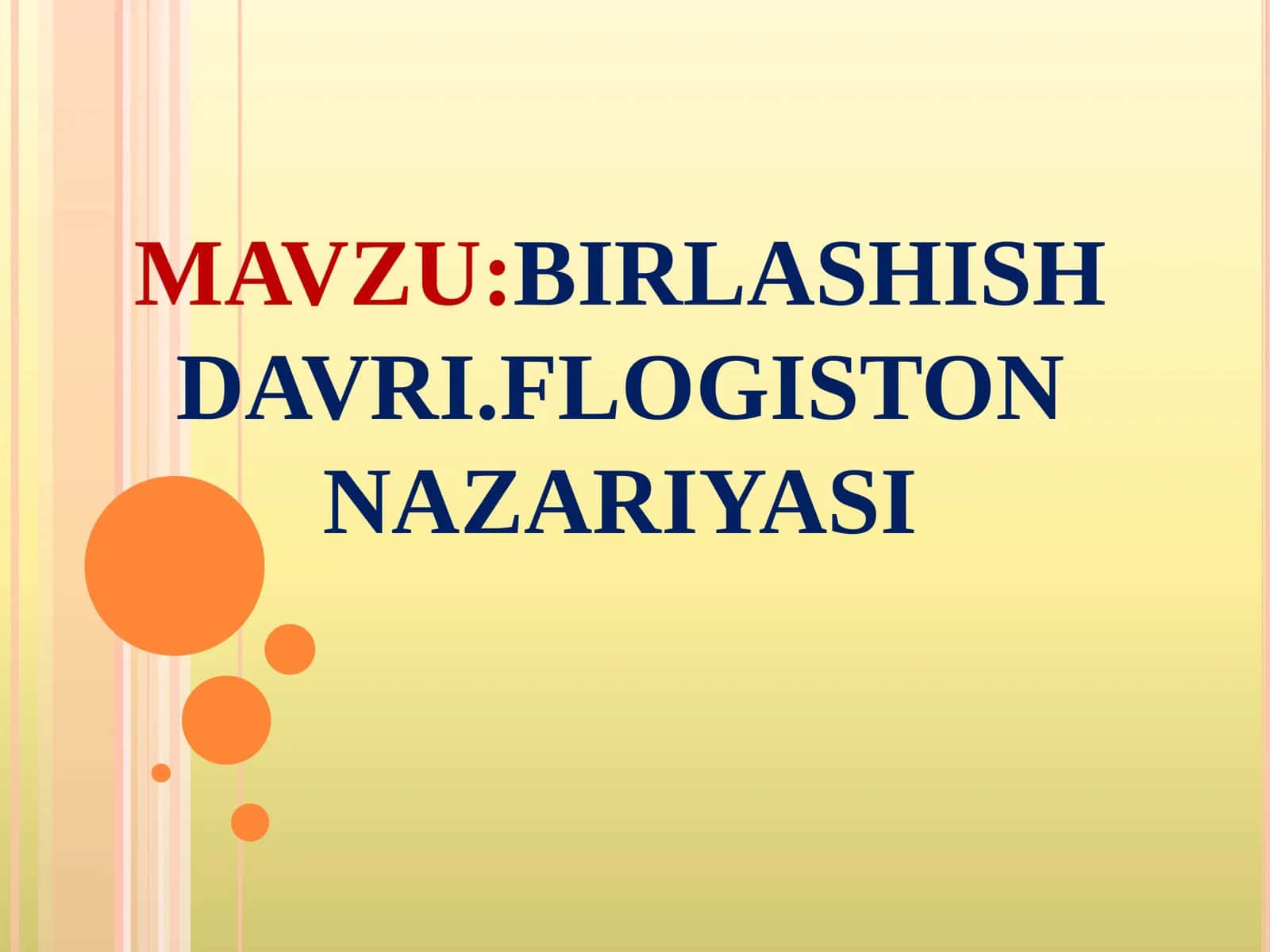 FLOGISTON NAZARIYASI 1