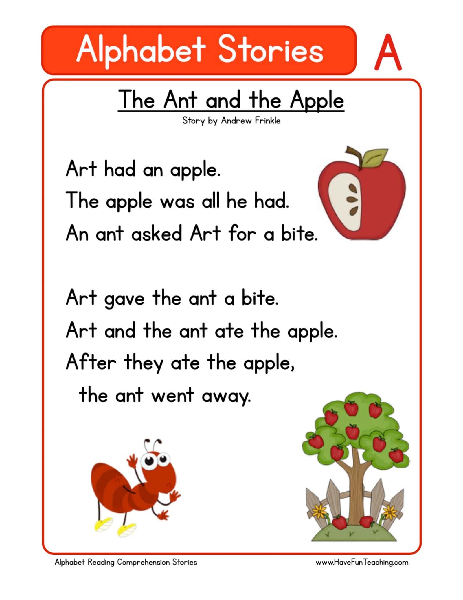 Alphabet stories Alfabet ingliz tilida 1