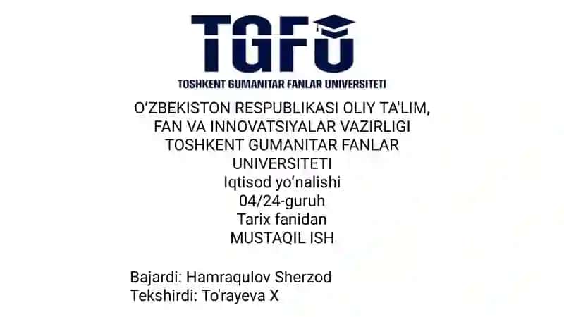 Yangi Oʻzbekiston: Ijtimoiy-iqtisodiy siyosati va strategiyasi