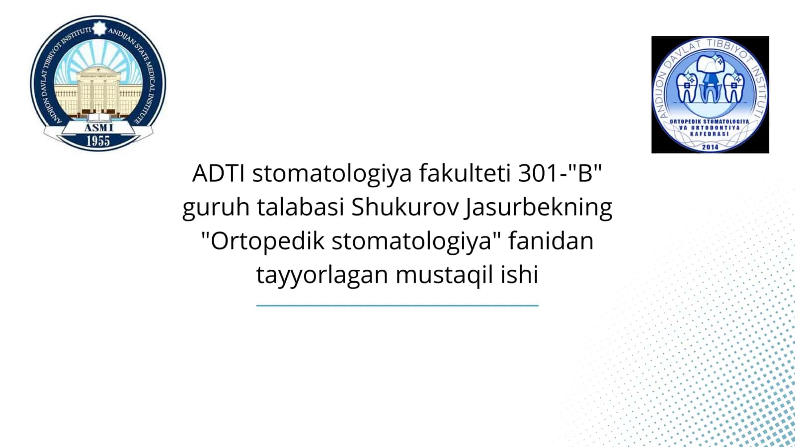tish qatori qisman nuqsonlarini grozovskiy, Amiraev va Perzashkevich boʻyicha tahlili 1