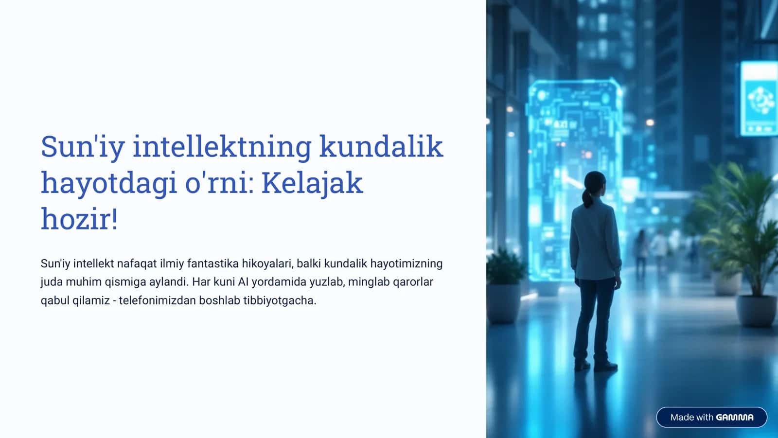 Sun’iy intellektning kundalik hayotdagi o‘rni1 1