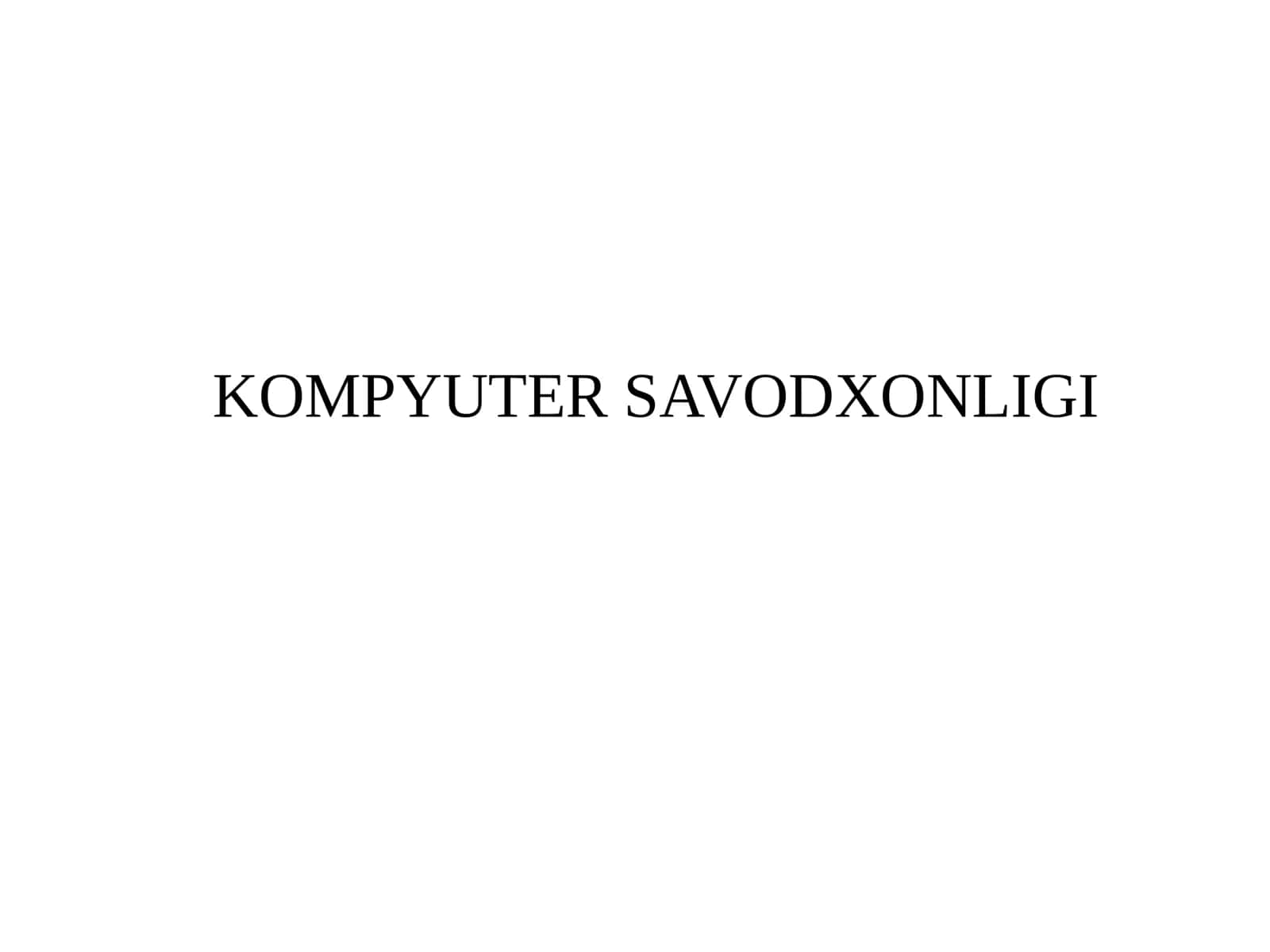 Akt kompyuter savodxonligidan argos savol javoblari yangi to'liq 1