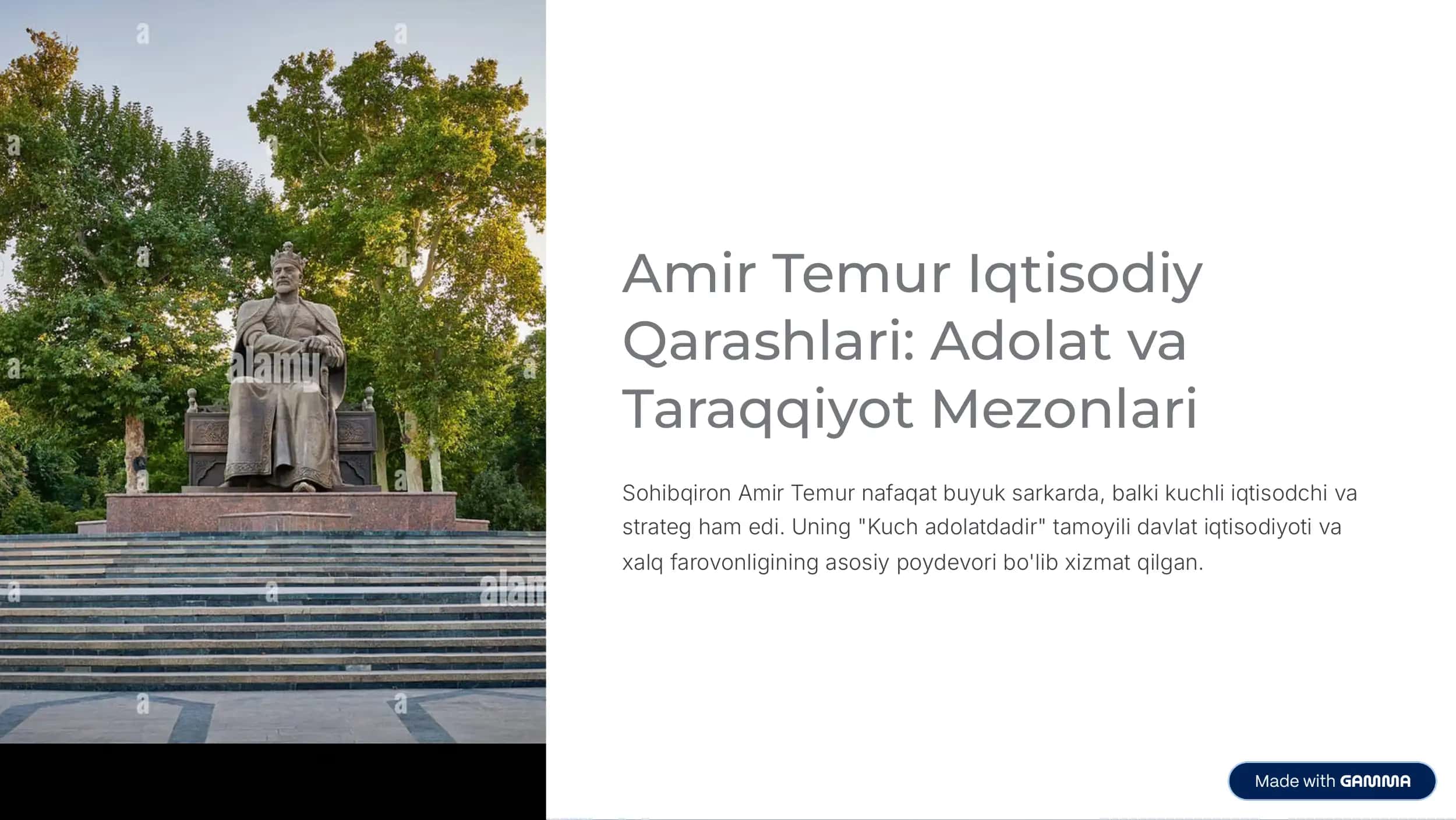 Amir Temur Iqtisodiy 1