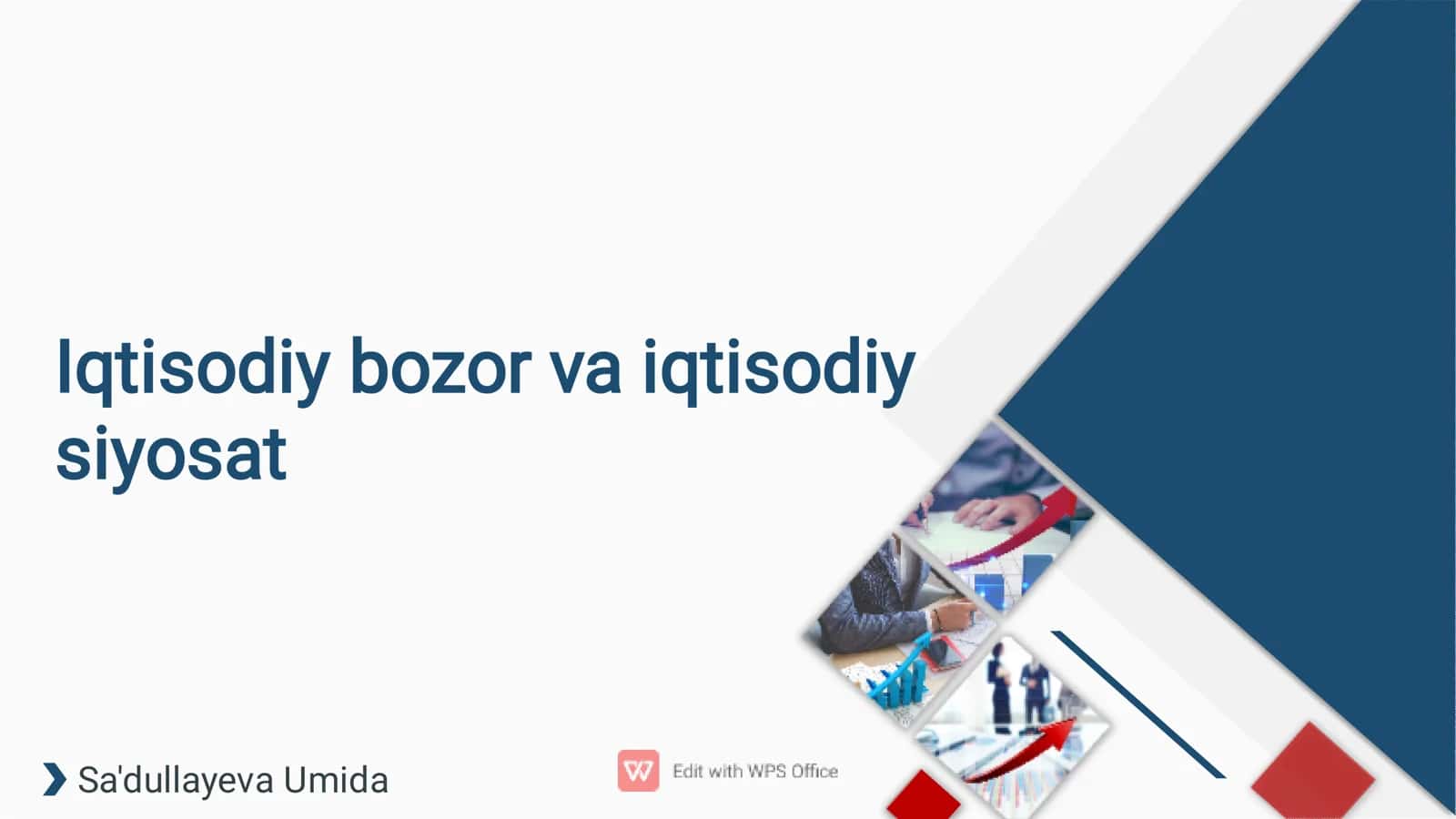 Iqtisodiy siyosat va uning turlari 1