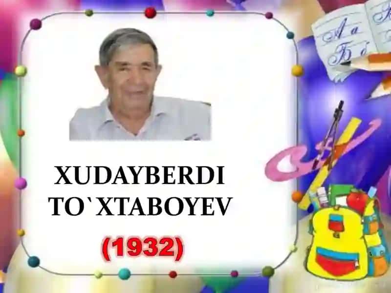 Xudayberdi To`xtaboyev 1